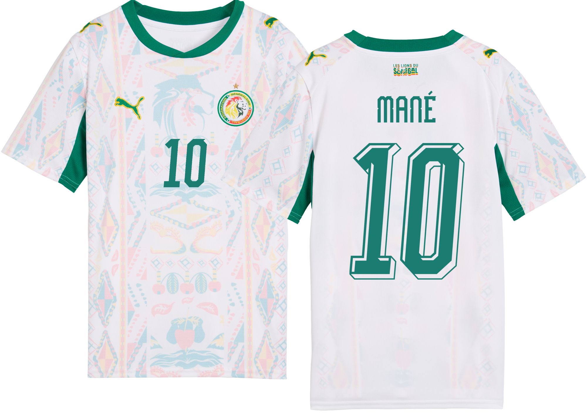 PUMA Youth Senegal Sadio Mane #10 2026 Home Replica Jersey