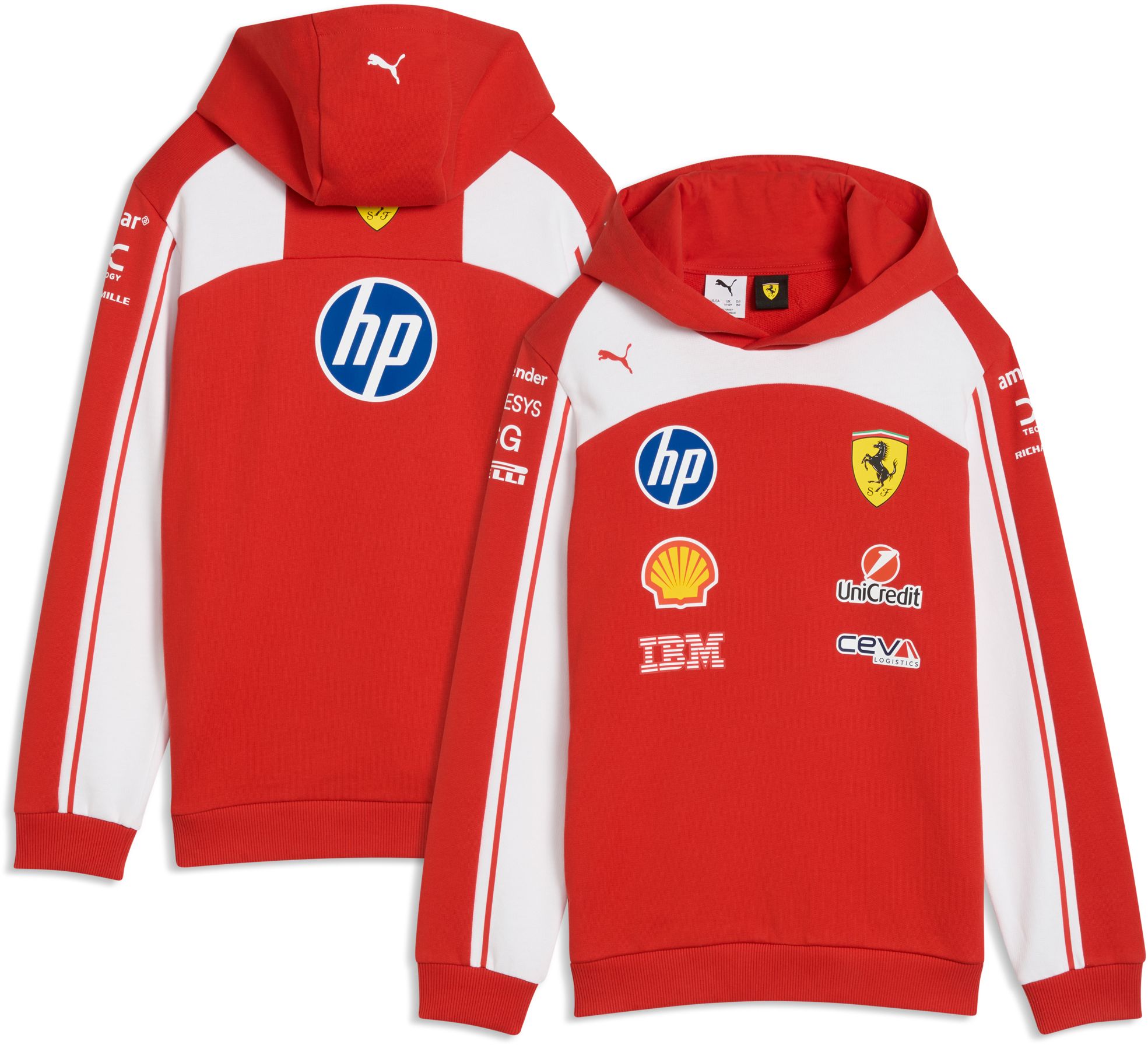 PUMA Youth F1 Ferrari Red Pullover Hoodie