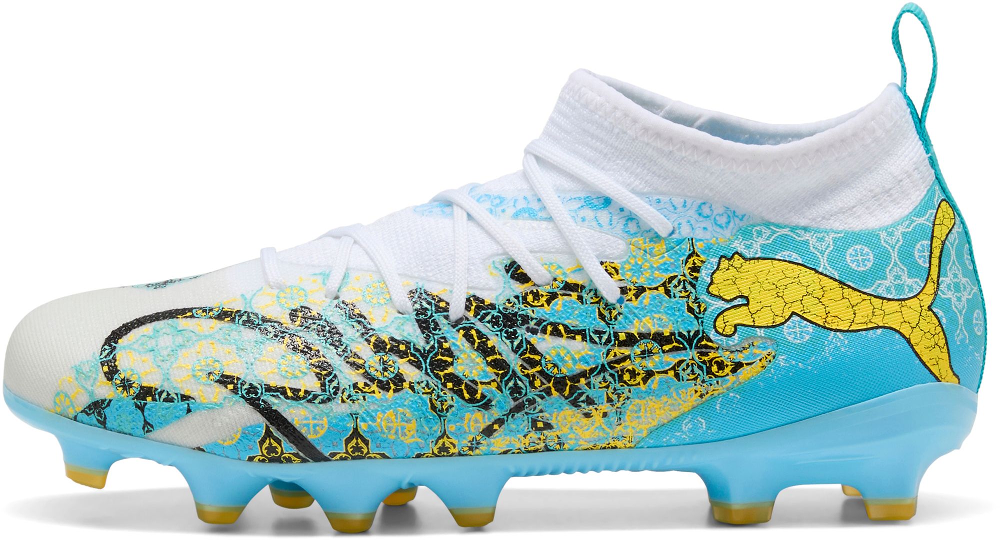PUMA Kids' Future 9 Play FG/AG Soccer Cleats