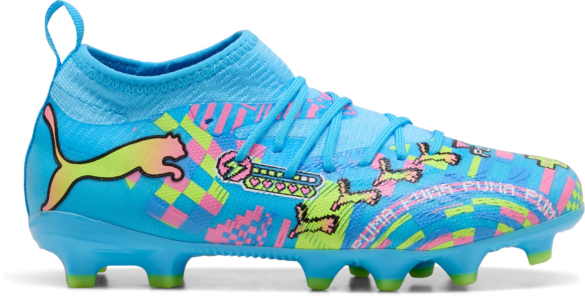 PUMA Kids' Future 9 Match Advanced Level FG/AG Soccer Cleats