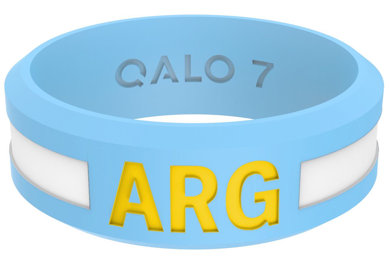 QALO Argentina Modern Silicone Ring