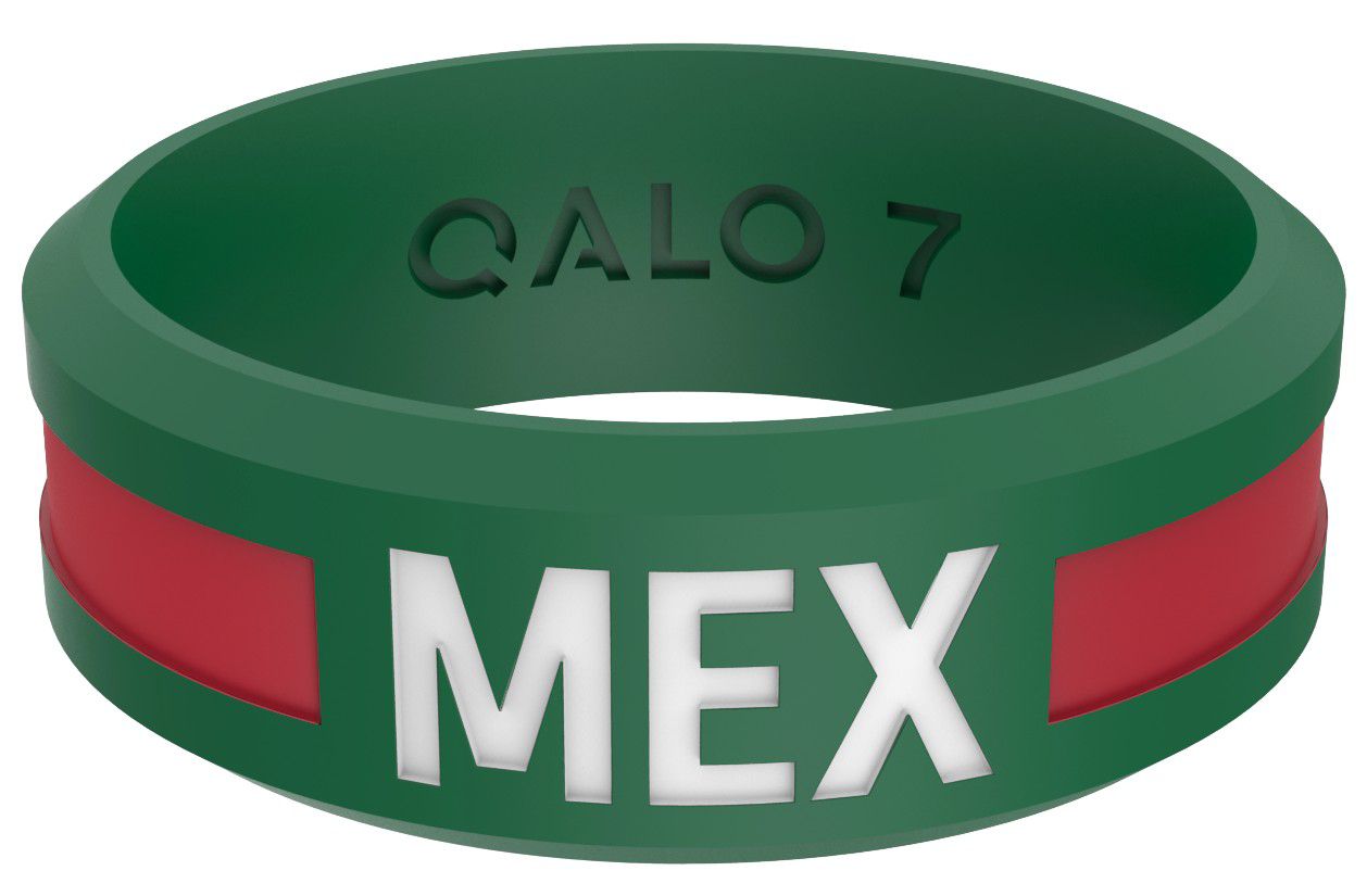 QALO Mexico Modern Silicone Ring