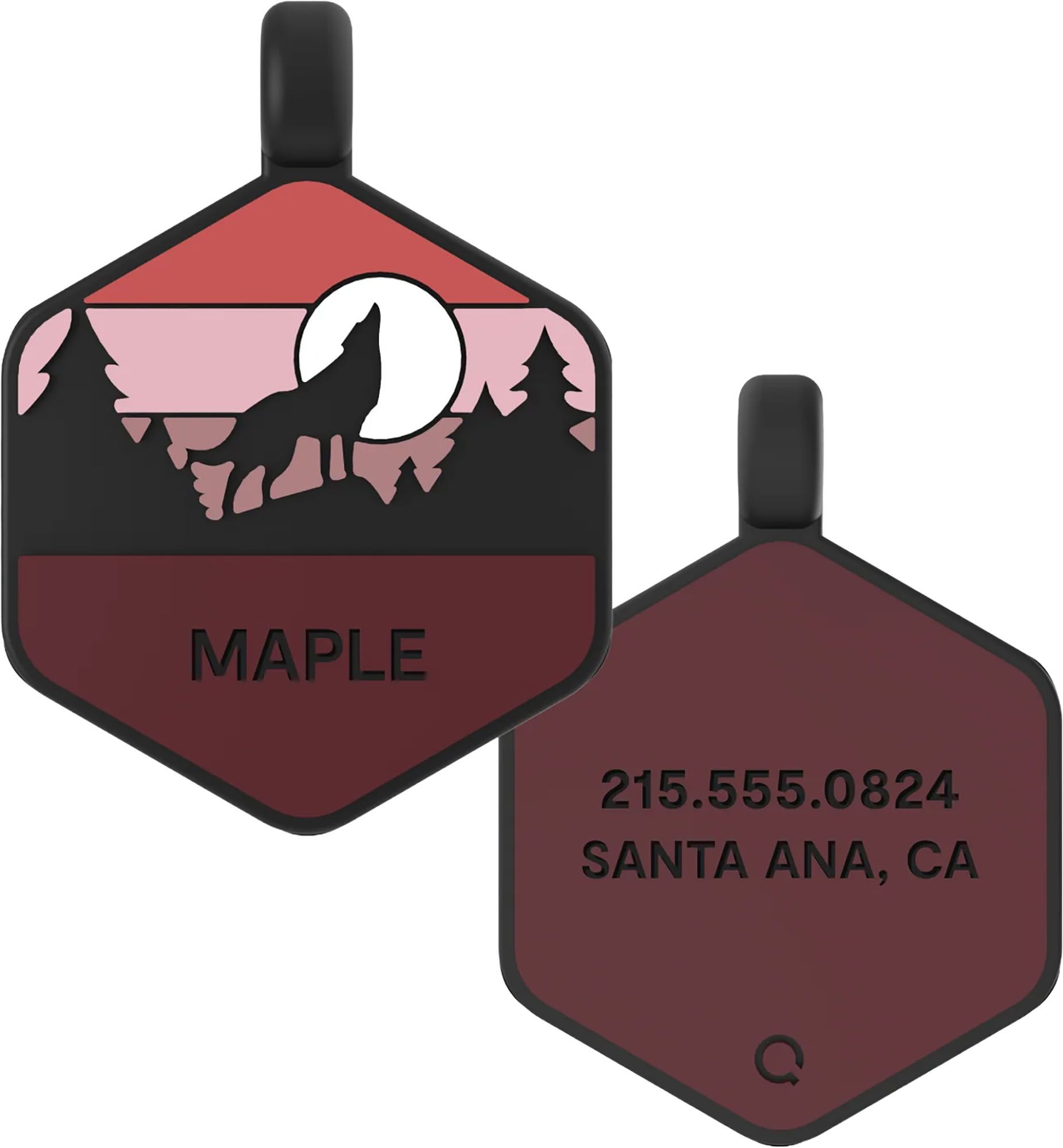 QALO Wild One Silicone Custom Dog ID Tag