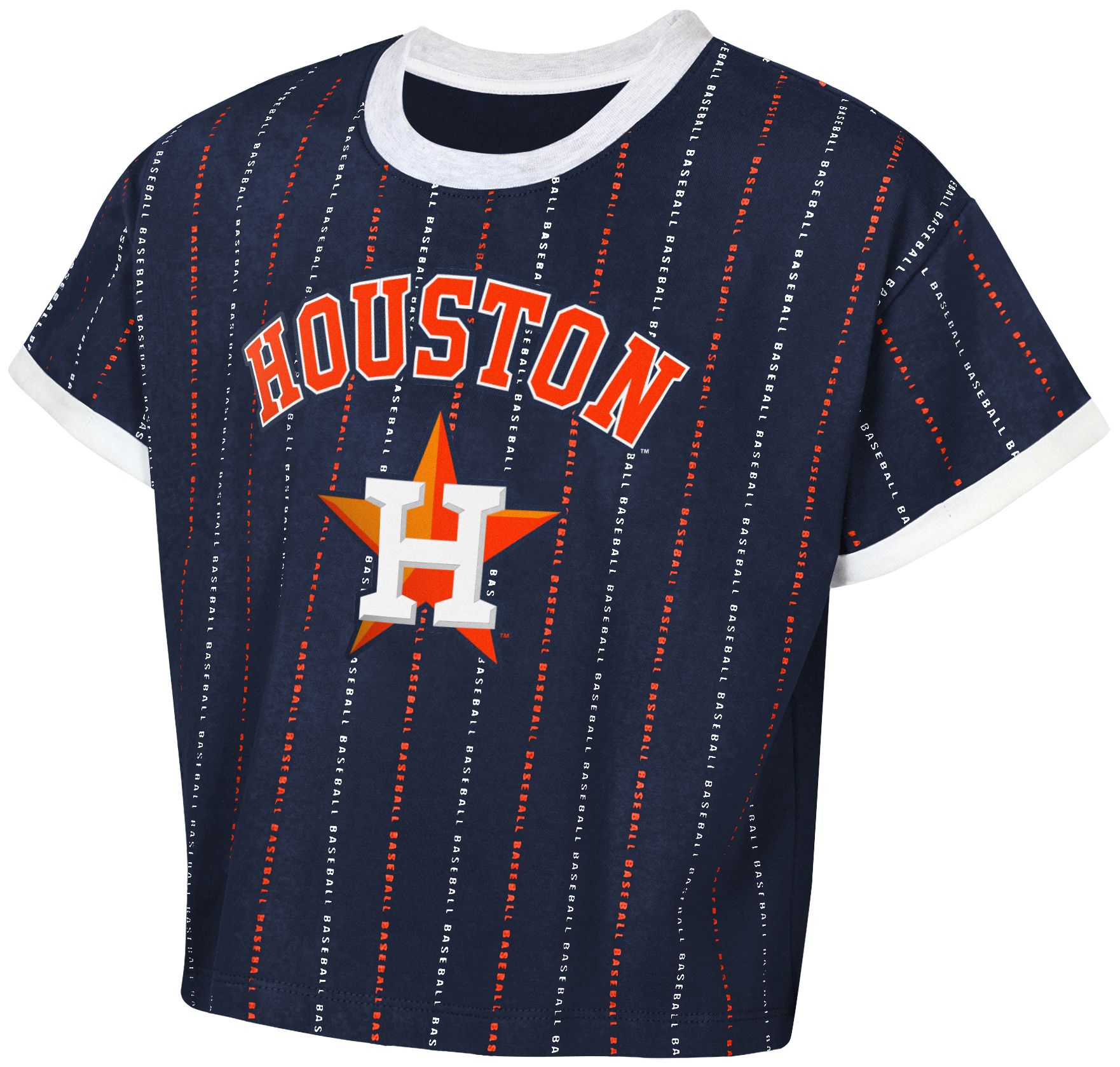 MLB Team Apparel Girls' Houston Astros Navy Keeper T-Shirt