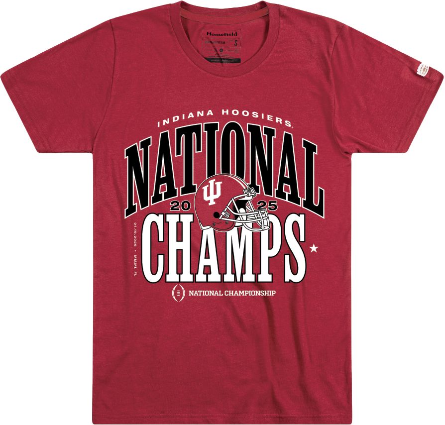Homefield Adult Indiana Hoosiers 2025-26 CFP National Champions T-Shirt