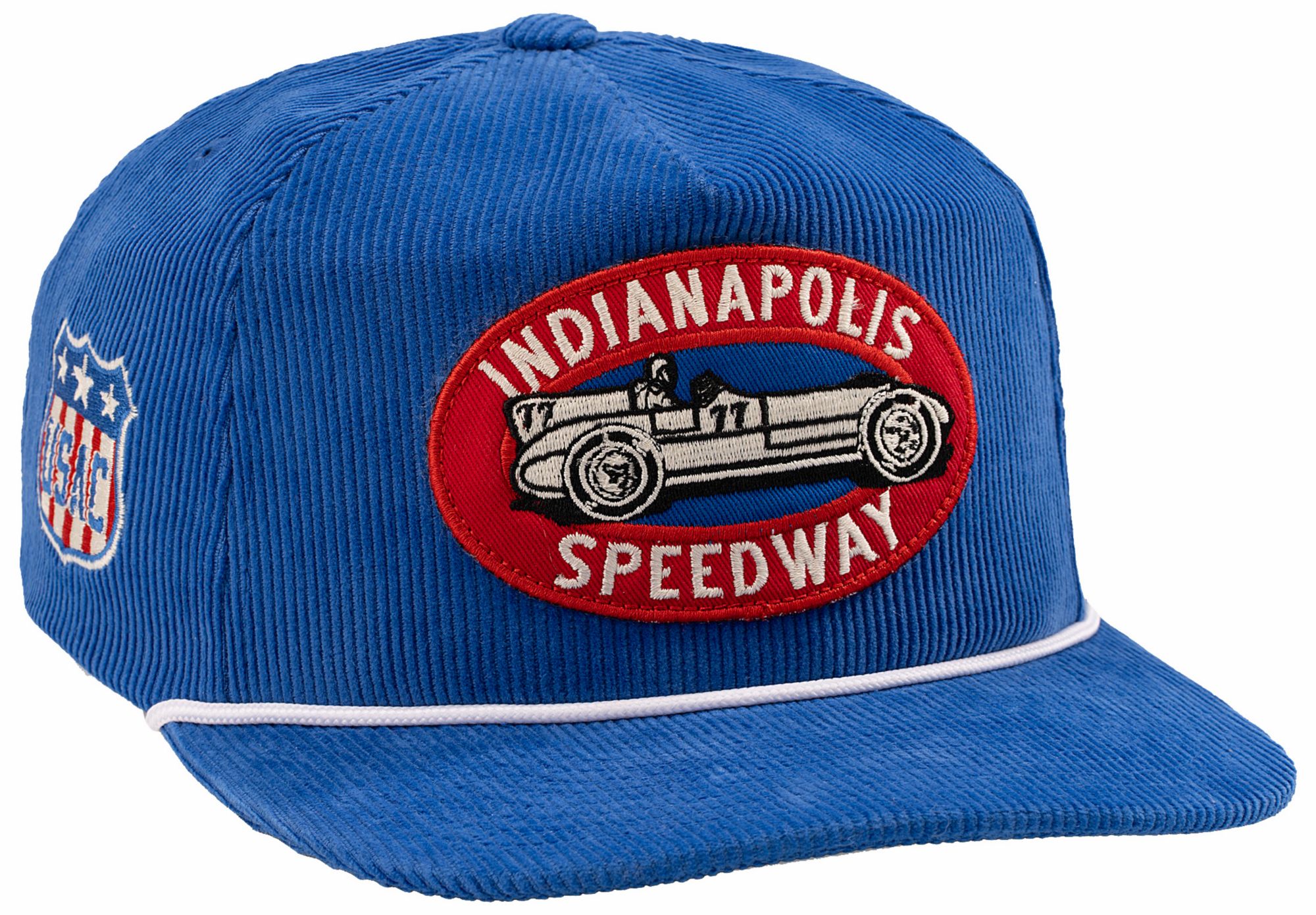 Homefield Men's Indy 500 Navy Roadster Corduroy Adjustable Hat