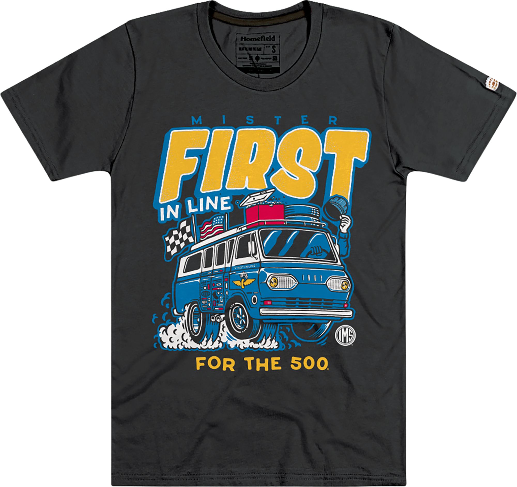 Homefield Men's Indy 500 Black First Line T-Shirt
