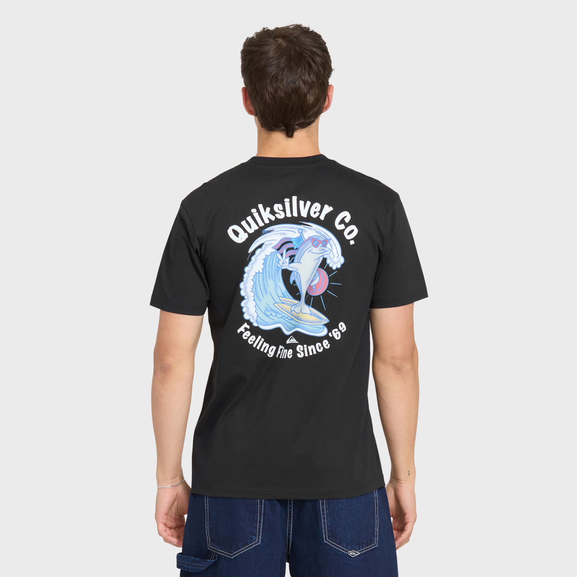 Quiksilver Men's Patriot Dolphins Tee