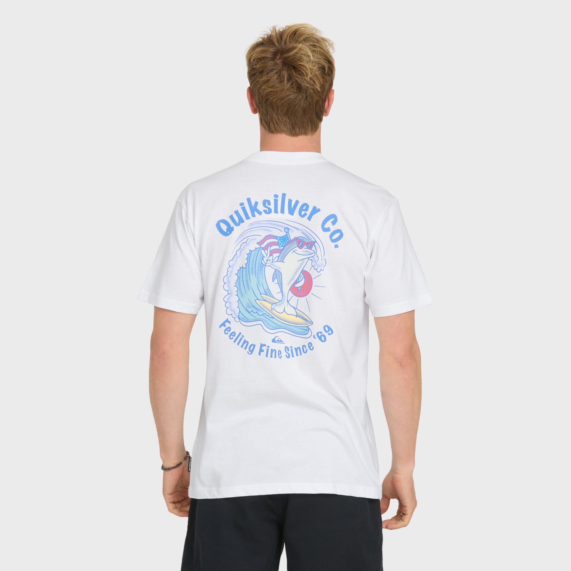Quiksilver Men's Patriot Dolphins Tee