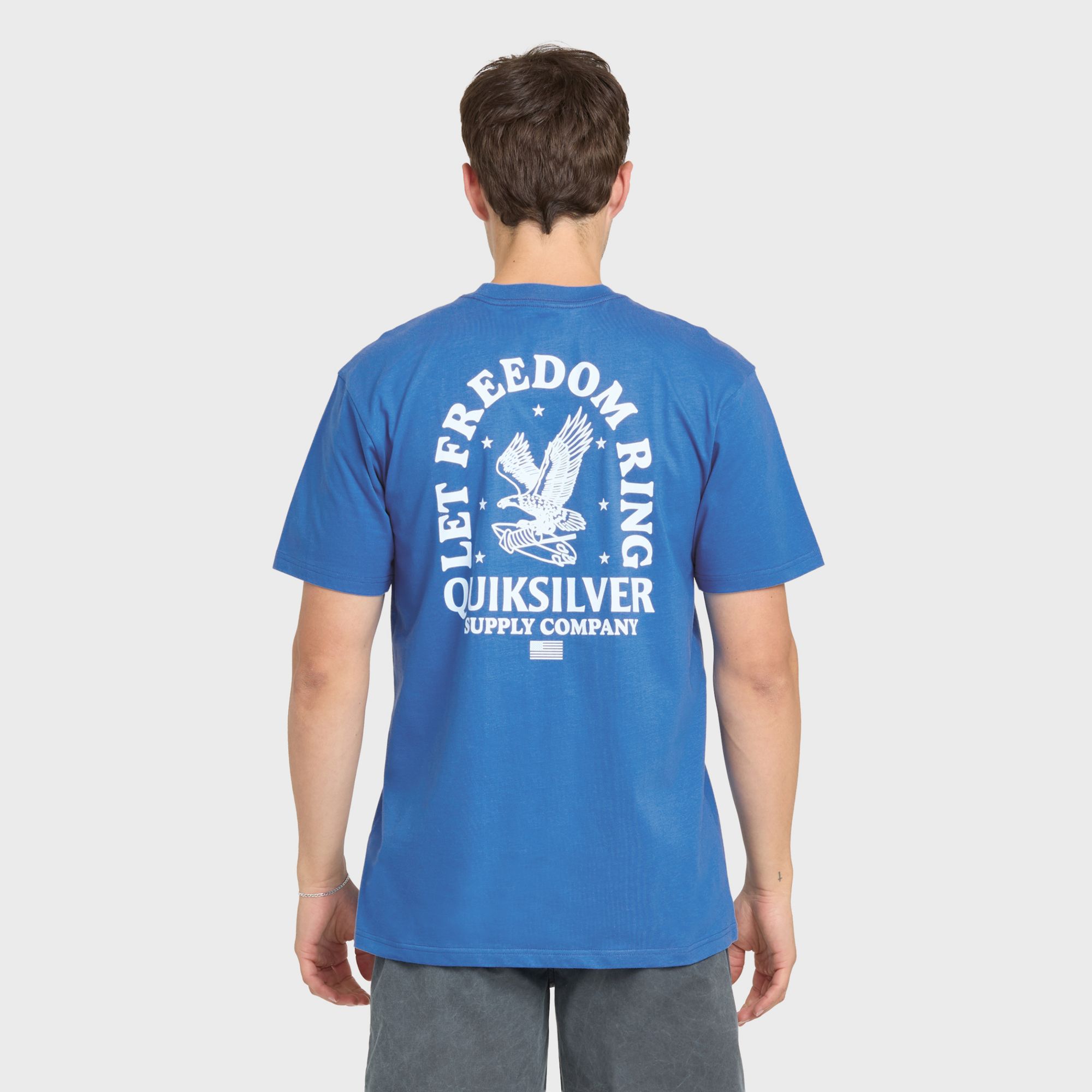 Quiksilver Men's Freedom Ring Cotton T-Shirt