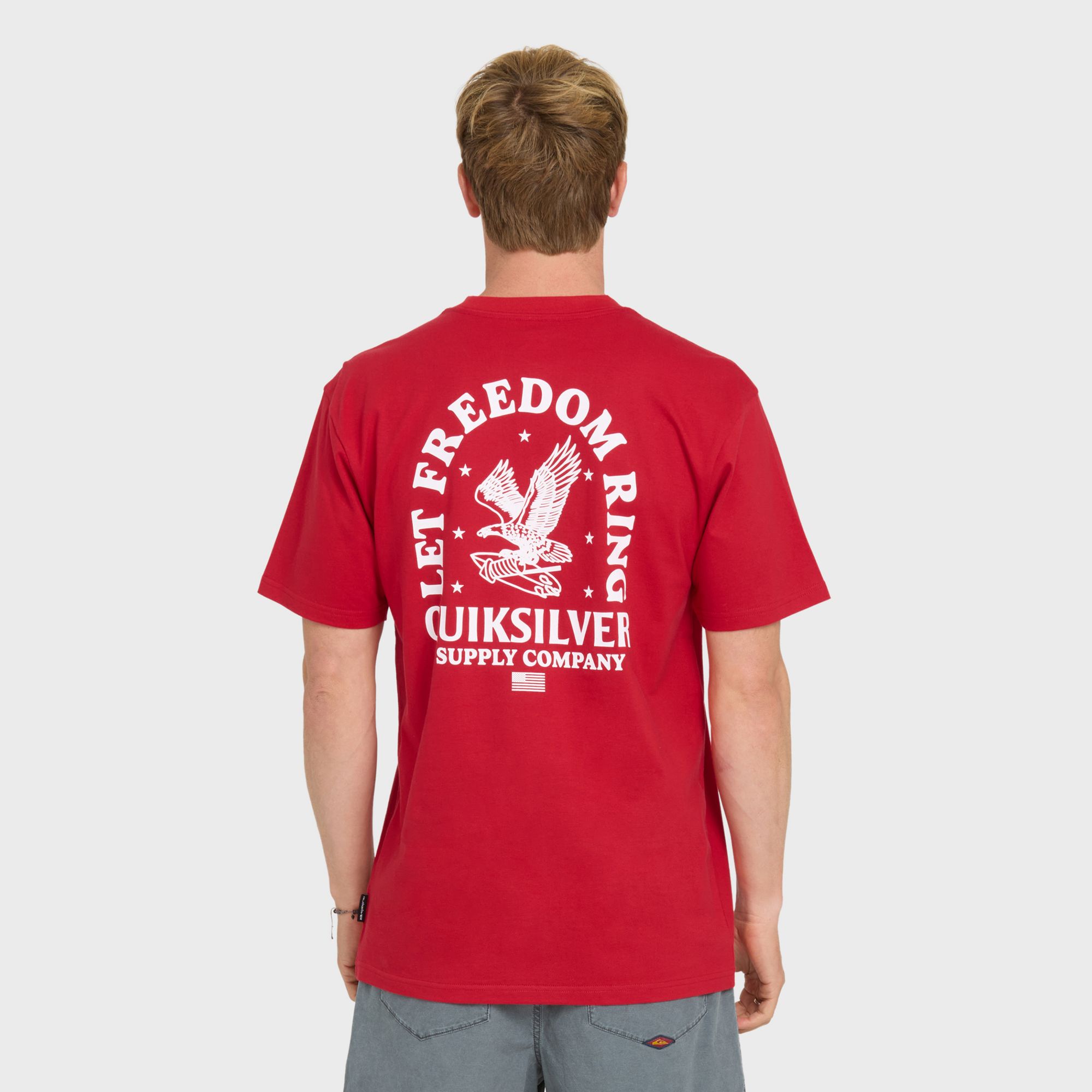Quiksilver Men's Freedom Ring Cotton T-Shirt