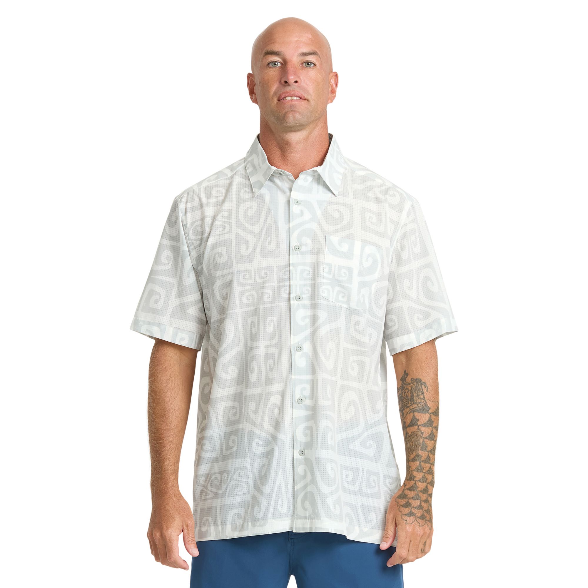 Quiksilver Men's Waterman Performance Pack Woven Short Sleeve Shirt