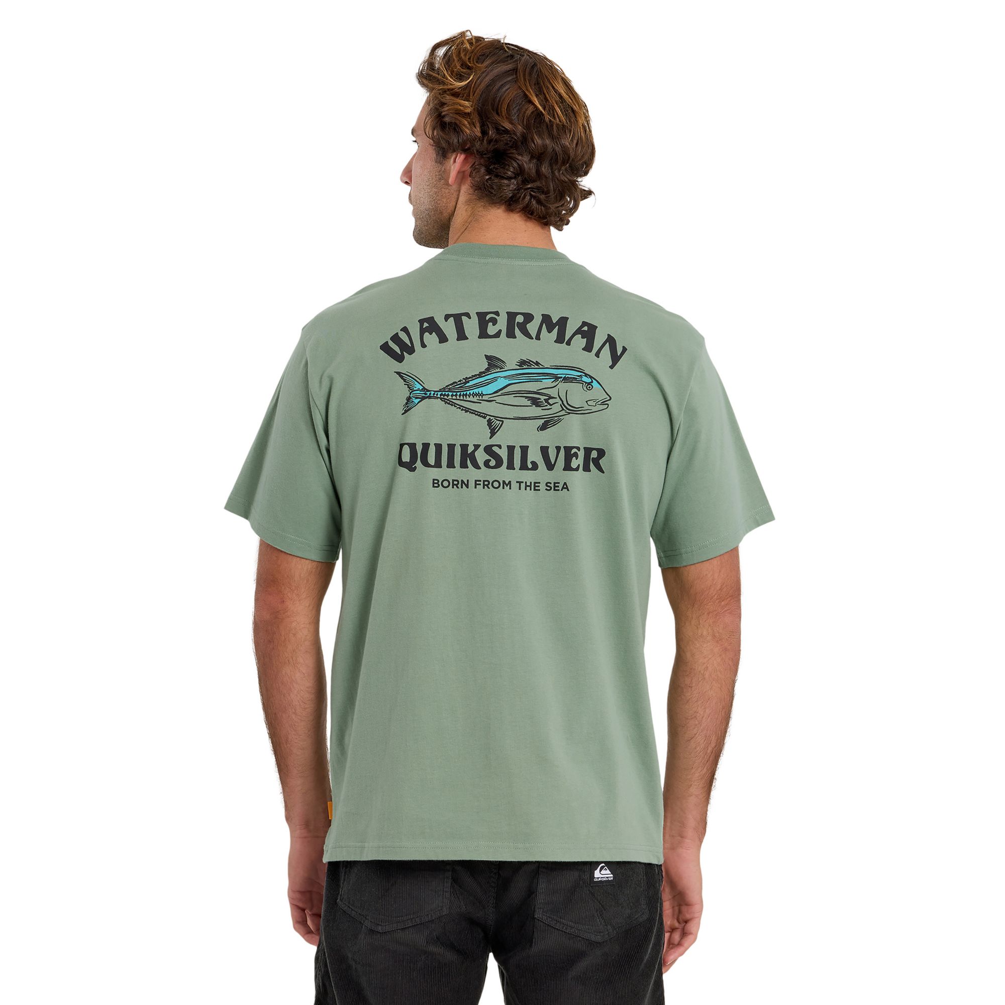 Quiksilver Men's Waterman Trolling Screen T-Shirt