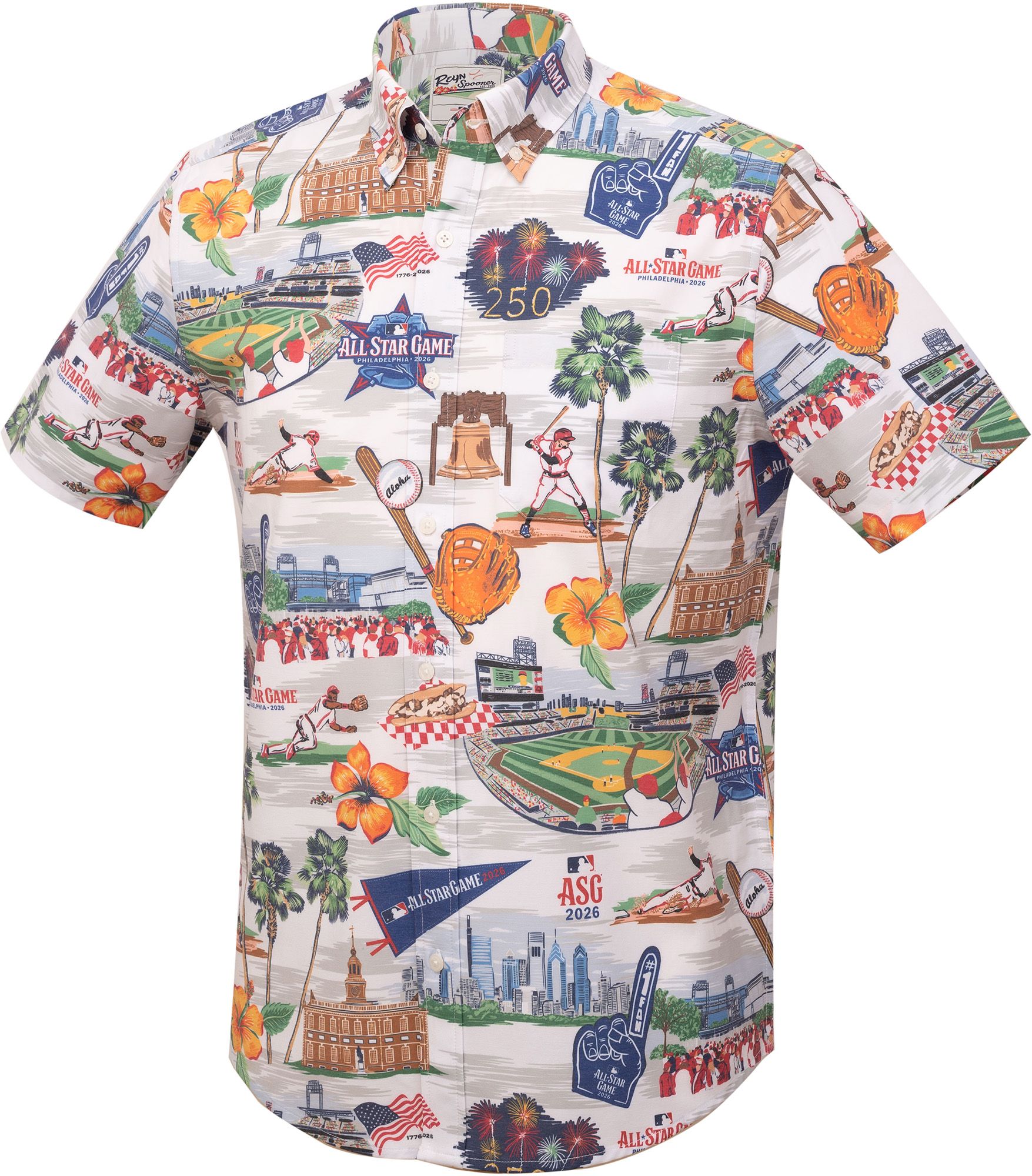 Reyn Spooner Men's 2026 MLB All-Star Game MLB League Scenic Button-Down Shirt