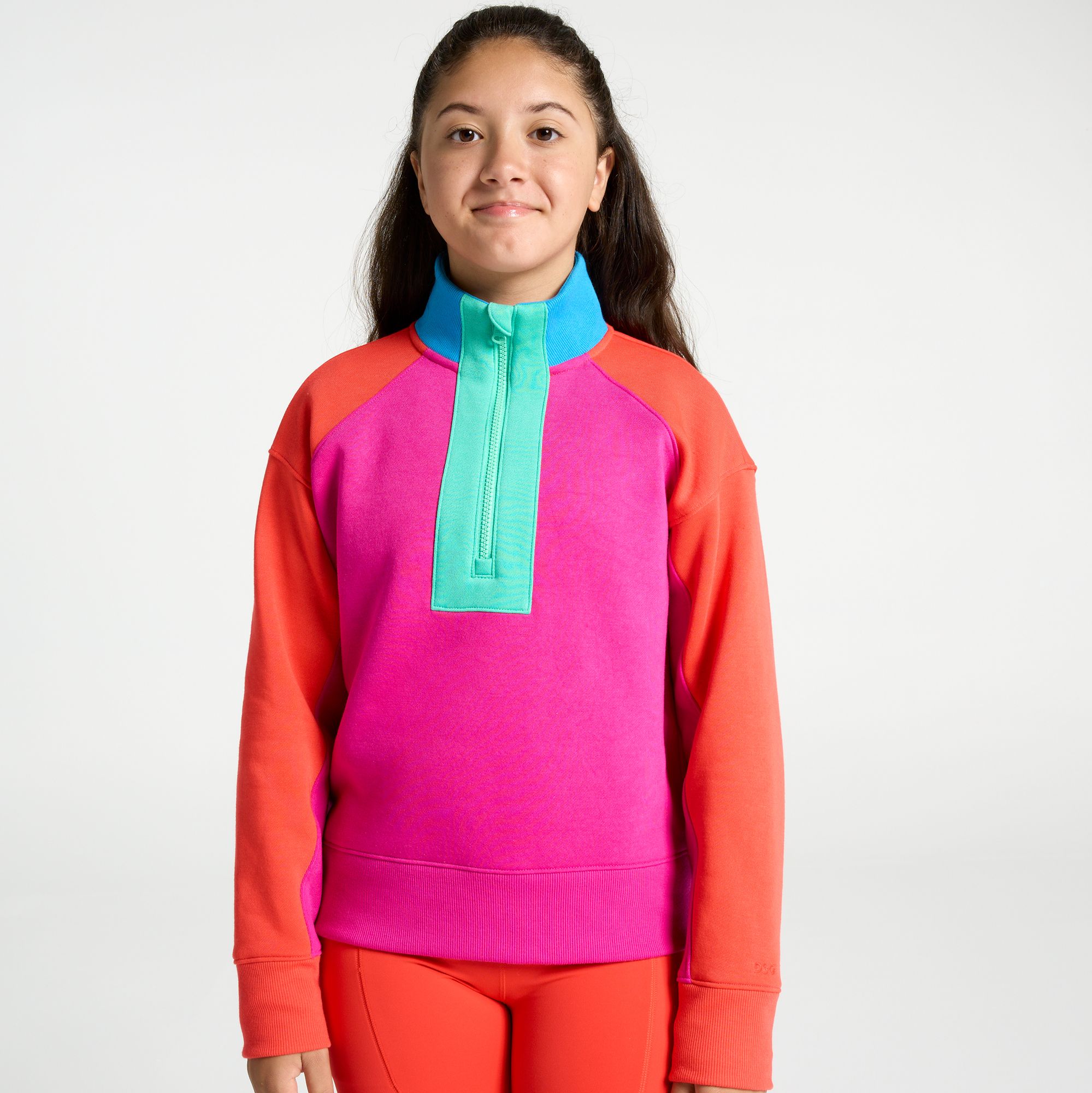 DSG Girls' Classic Fleece 1/4 Zip Sweatshirt