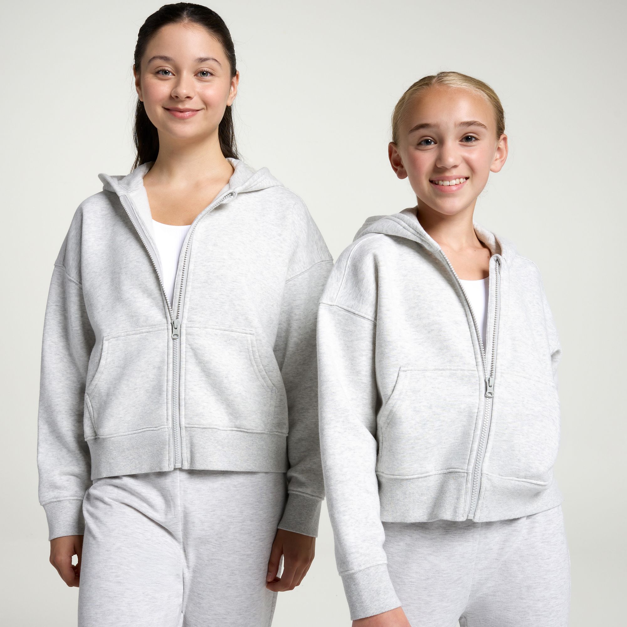 DSG Girls' Classic Fleece Full-Zip Jacket