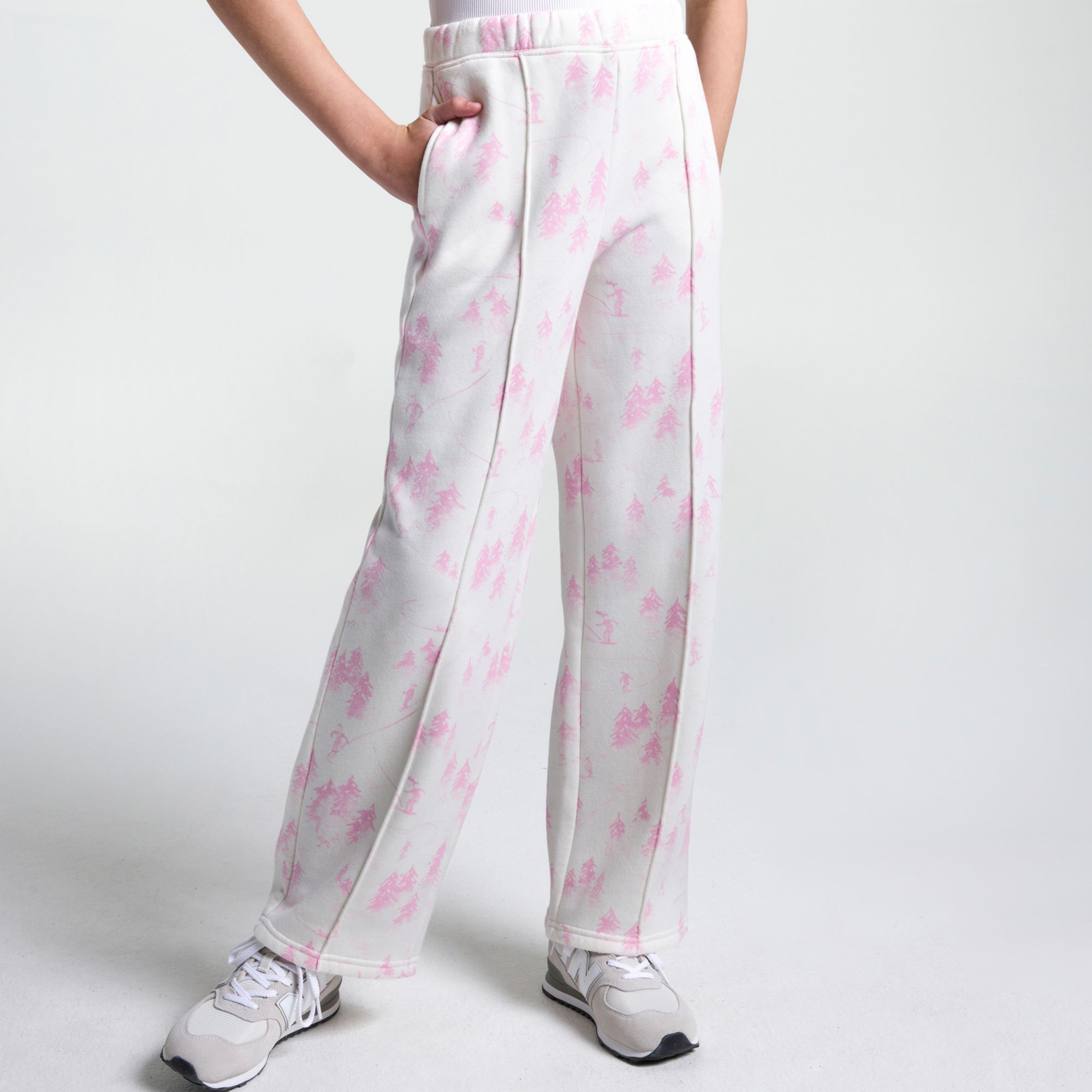 DSG Girls' Classic Fleece Pintuck Pant