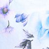 Floral Flurry Cyan Glass