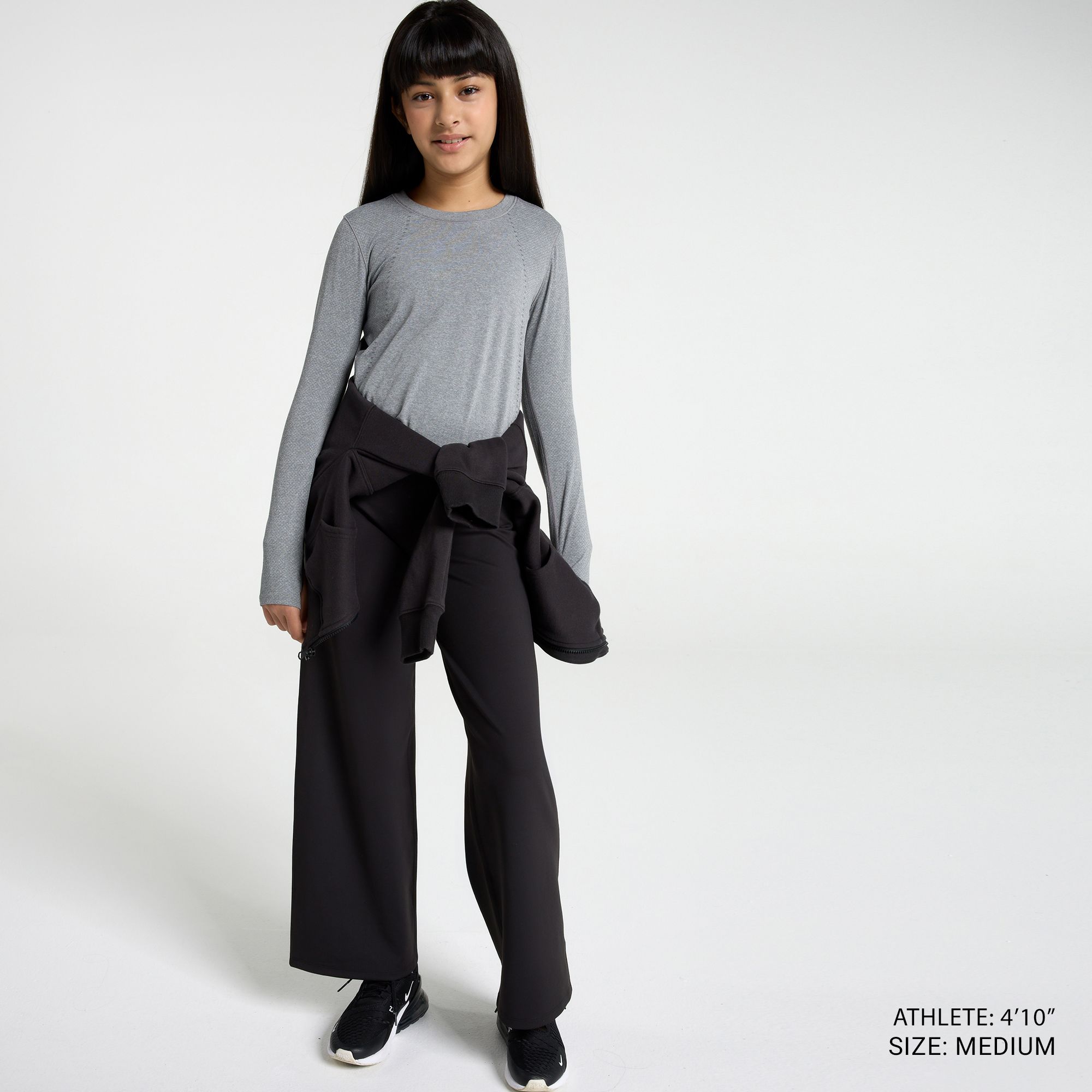 DSG Girls' Movement Seamless Boxy Long Sleeve Shirt