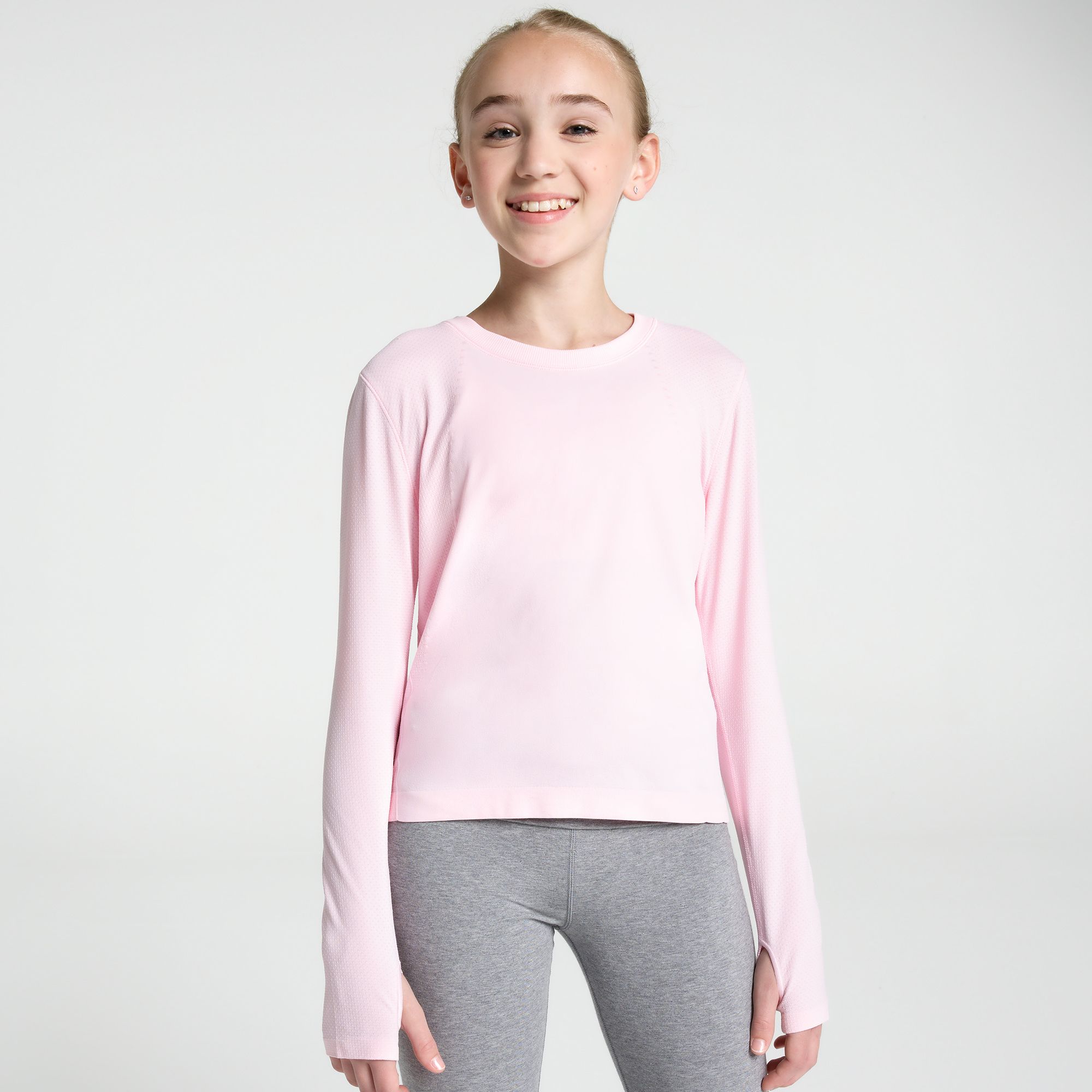 DSG Girls' Movement Seamless Long Sleeve