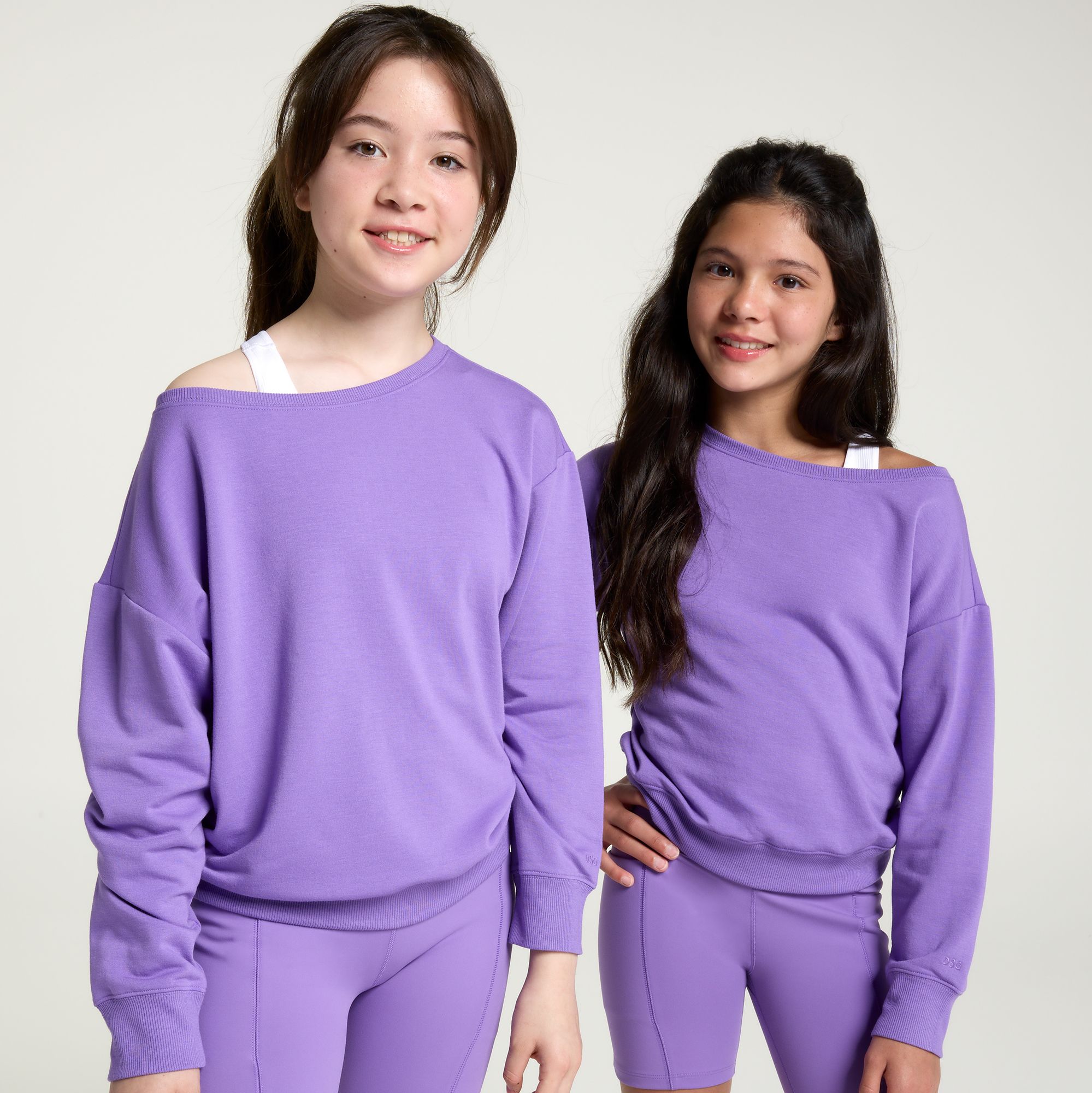 DSG Girls' So Soft Off Shoulder Sweatshirt