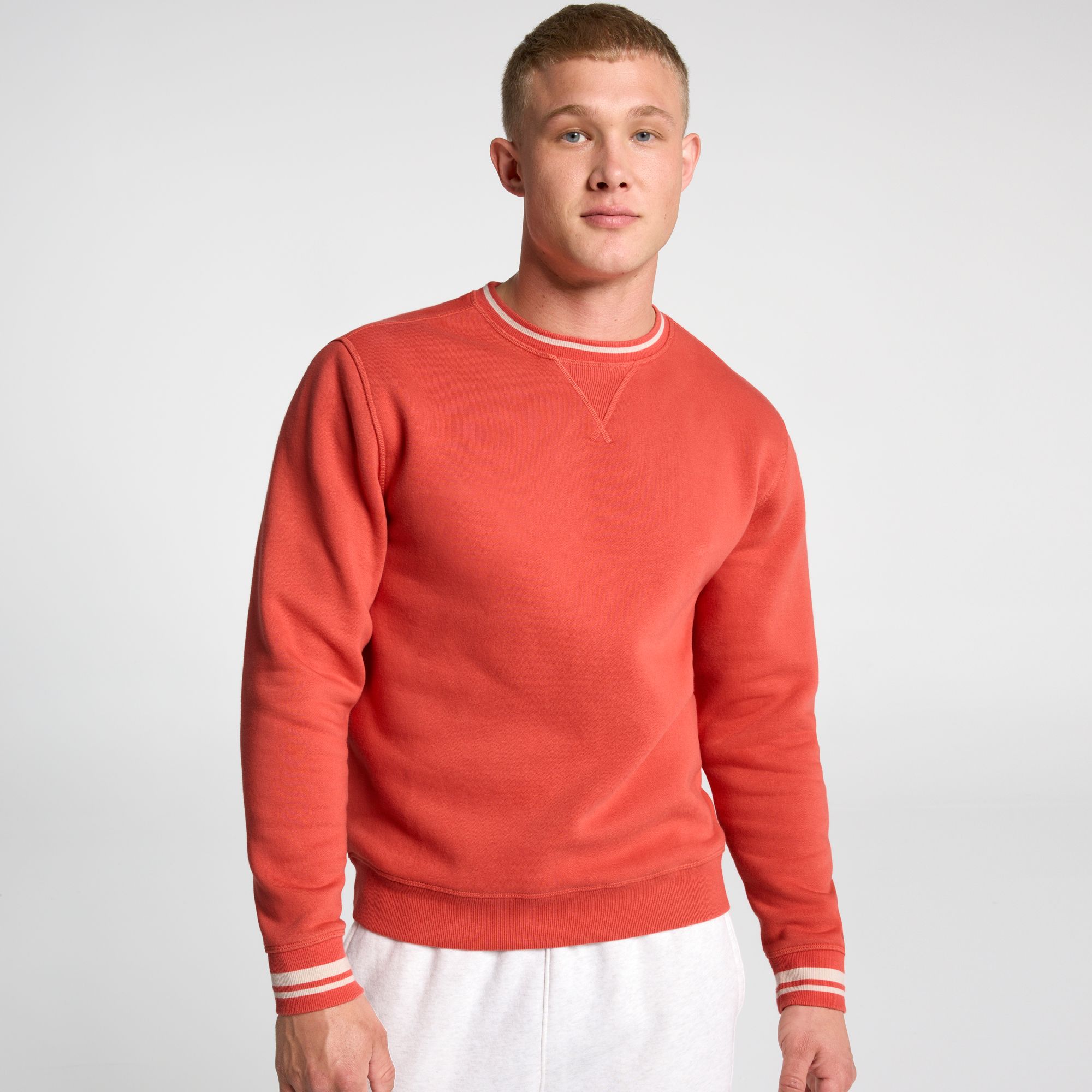 DSG Men's Classic Washed Fleece Crewneck Sweatshirt