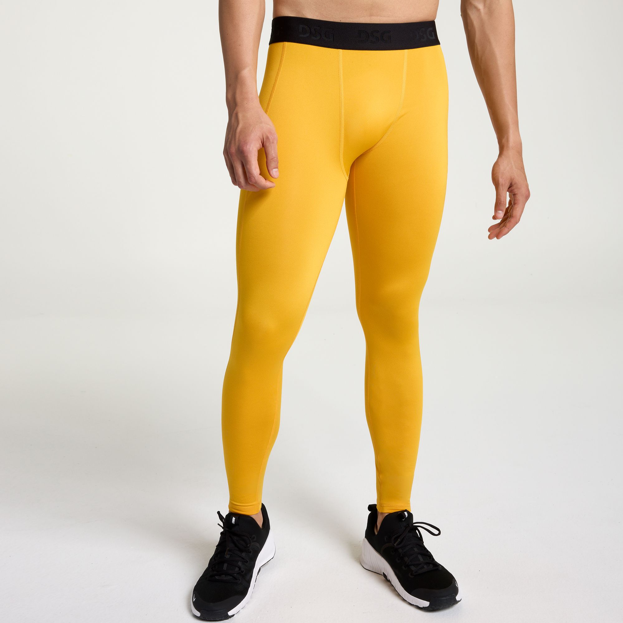 DSG Men's Cold Weather Compression Tight, XXL, University Gold