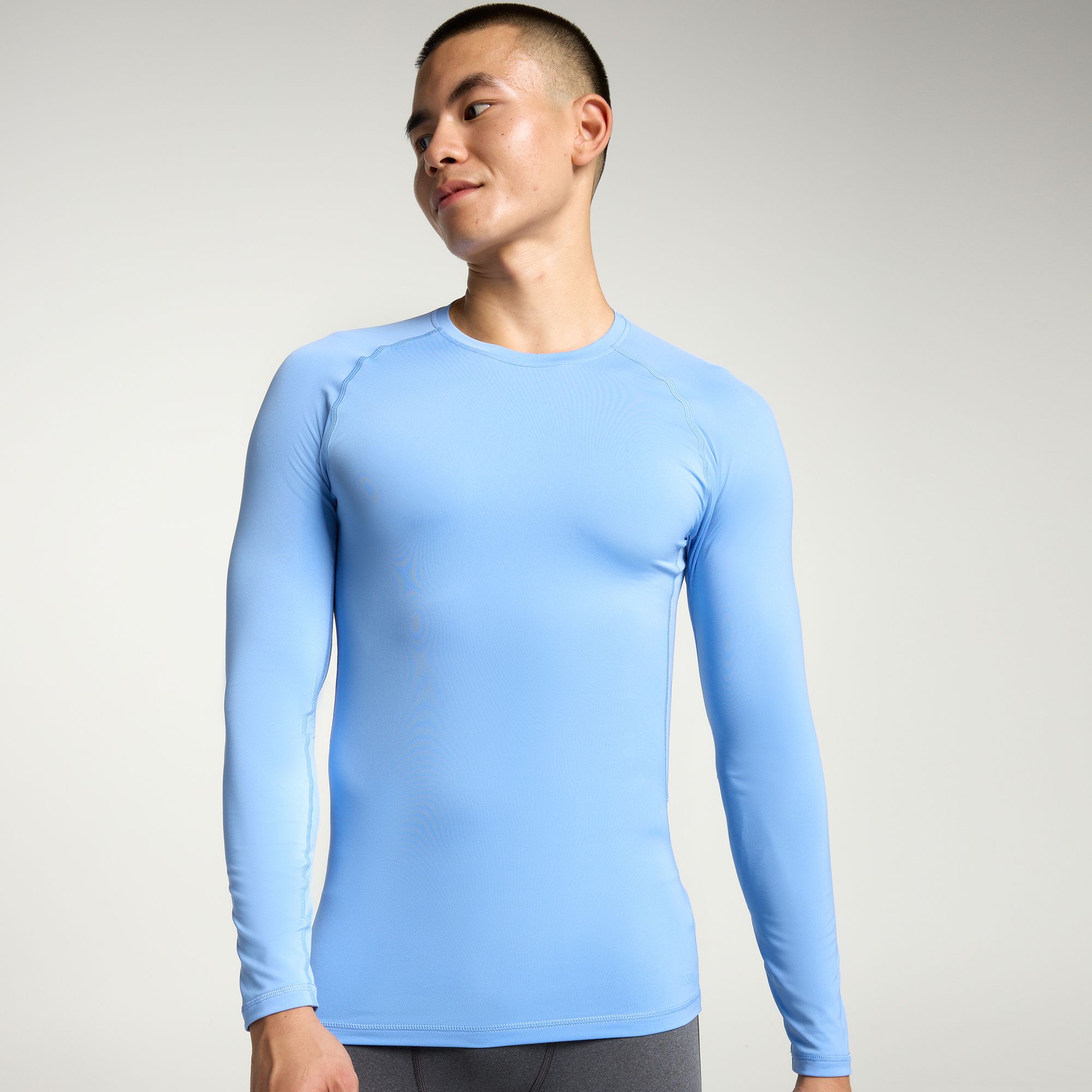 DSG Men's Long Sleeve Compression Crew