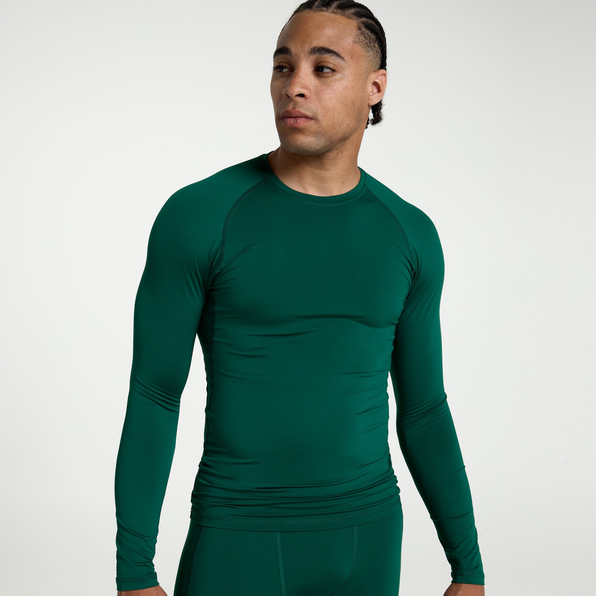 DSG Men's Long Sleeve Compression Crew