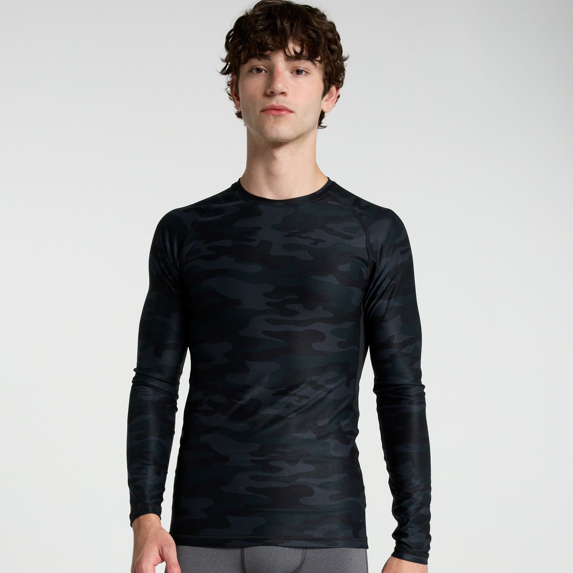 DSG Men's Long Sleeve Compression Crew