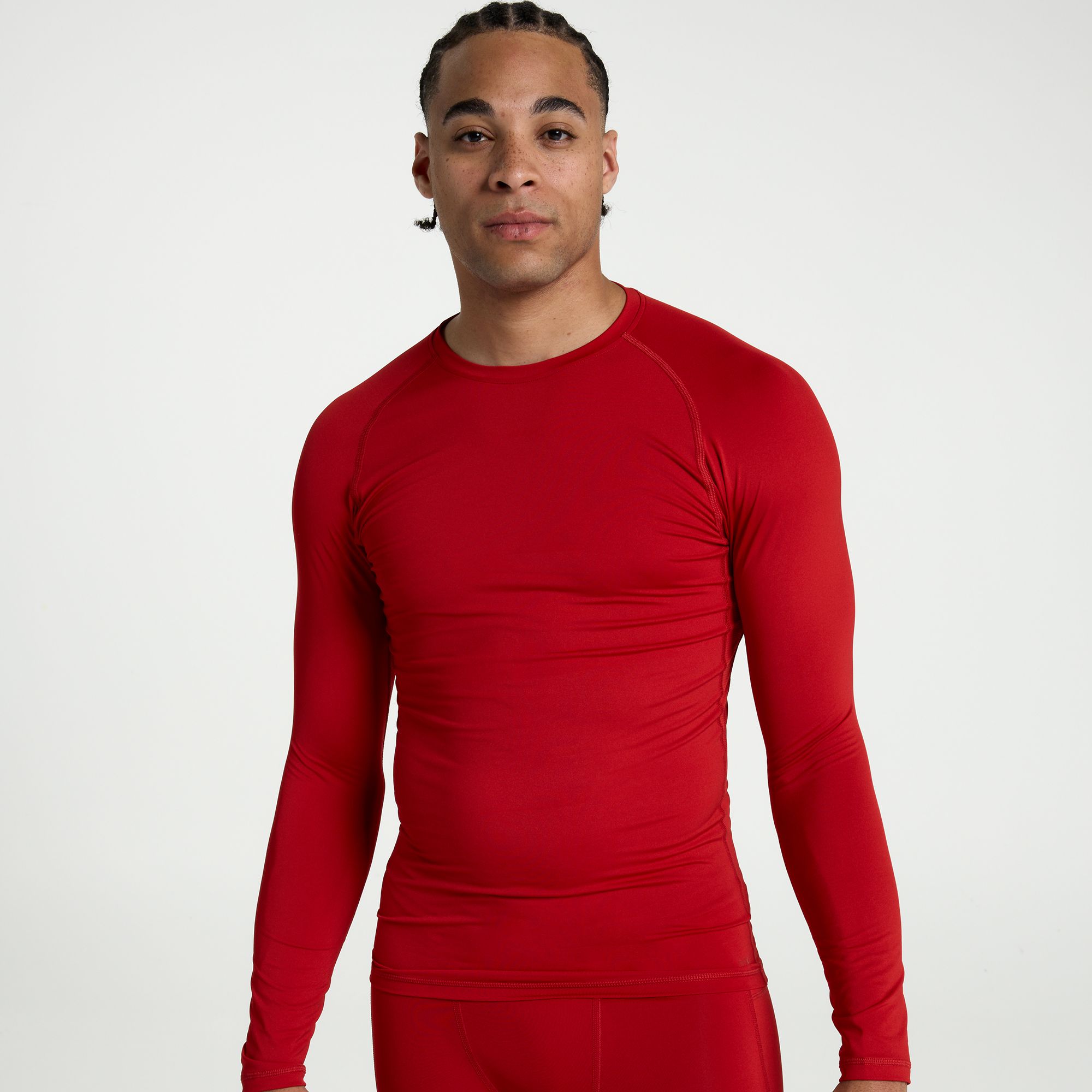 DSG Men's Long Sleeve Compression Crew