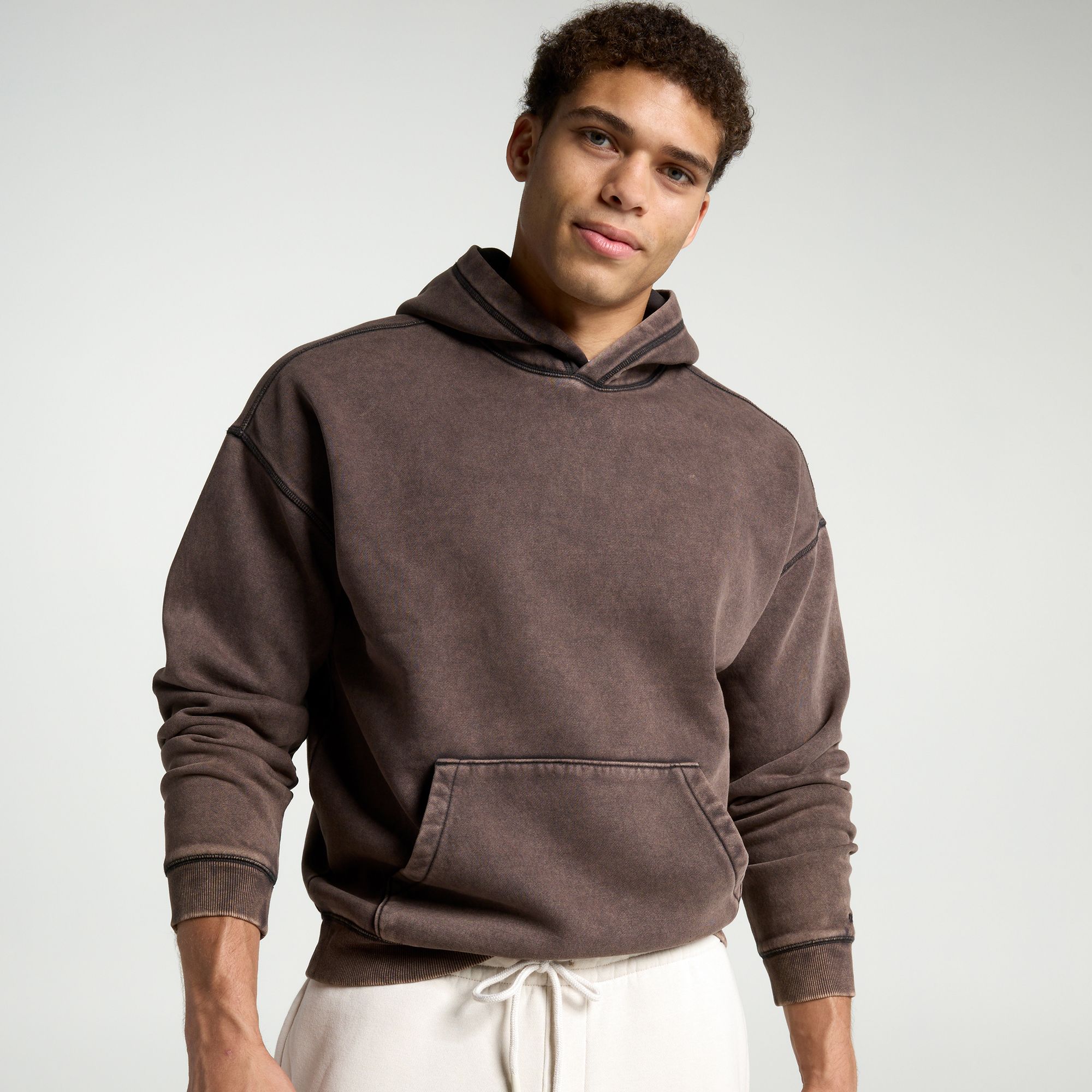DSG Men's Relaxed Classic Washed Fleece Hoodie