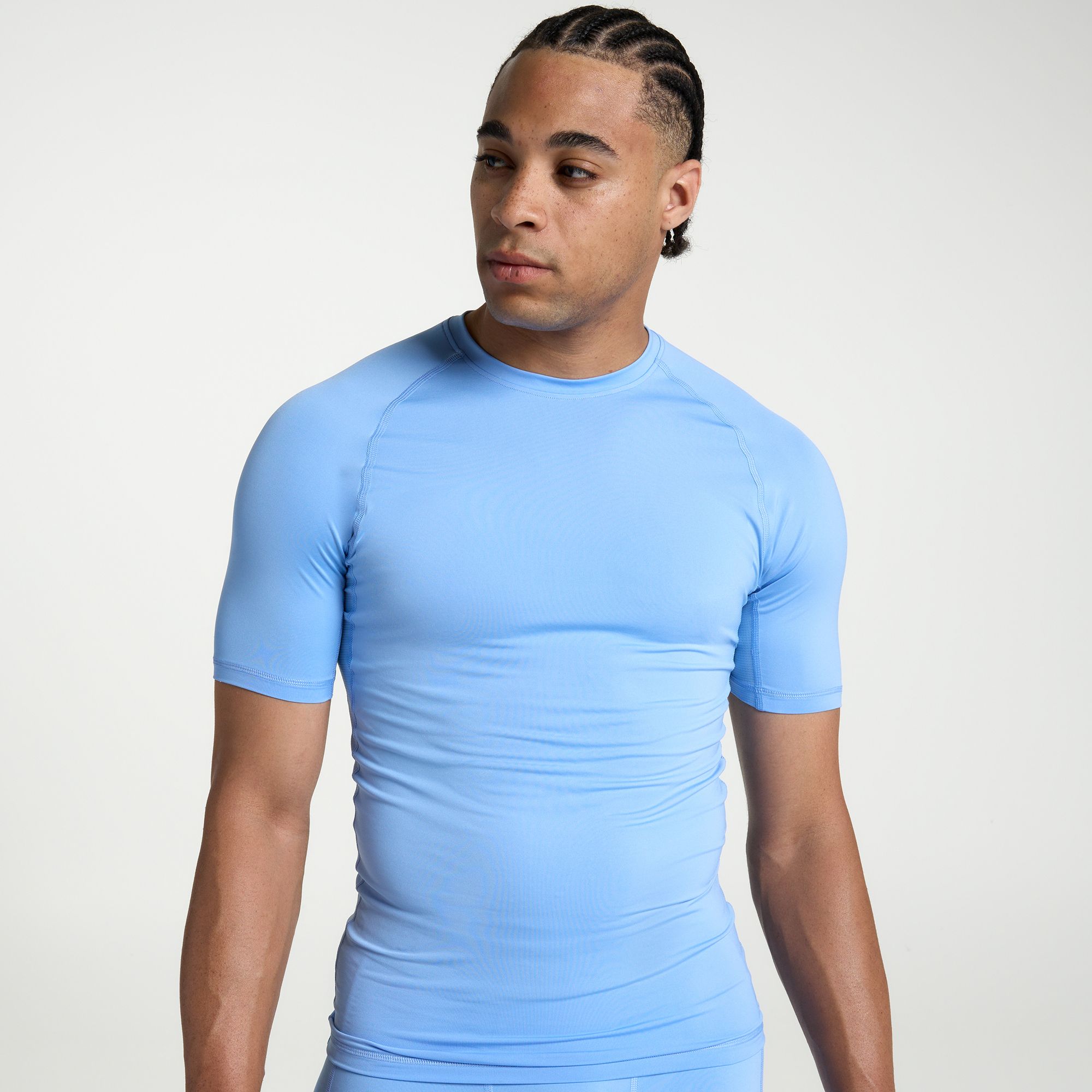DSG Men's Short Sleeve Compression Crew