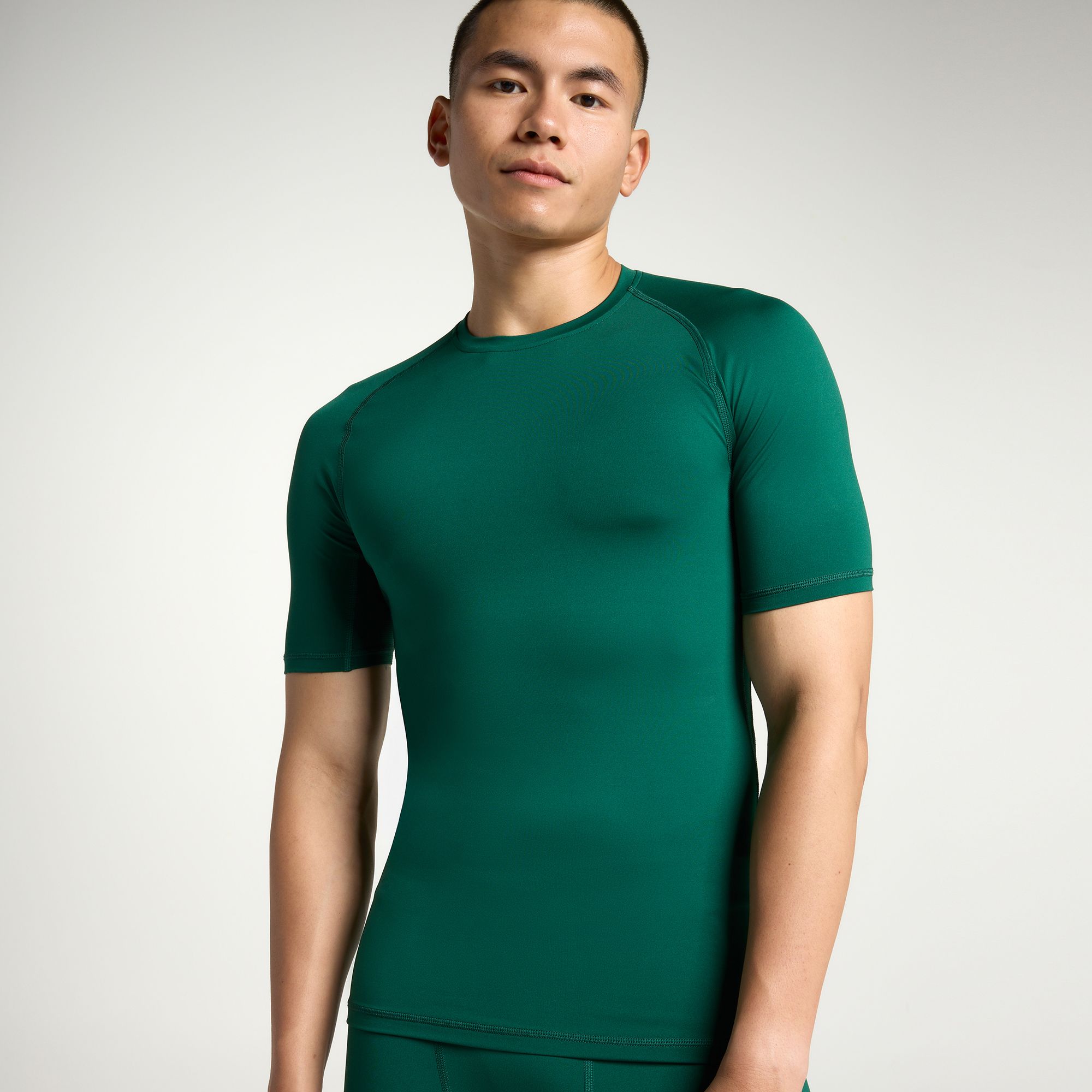 DSG Men's Short Sleeve Compression Crew