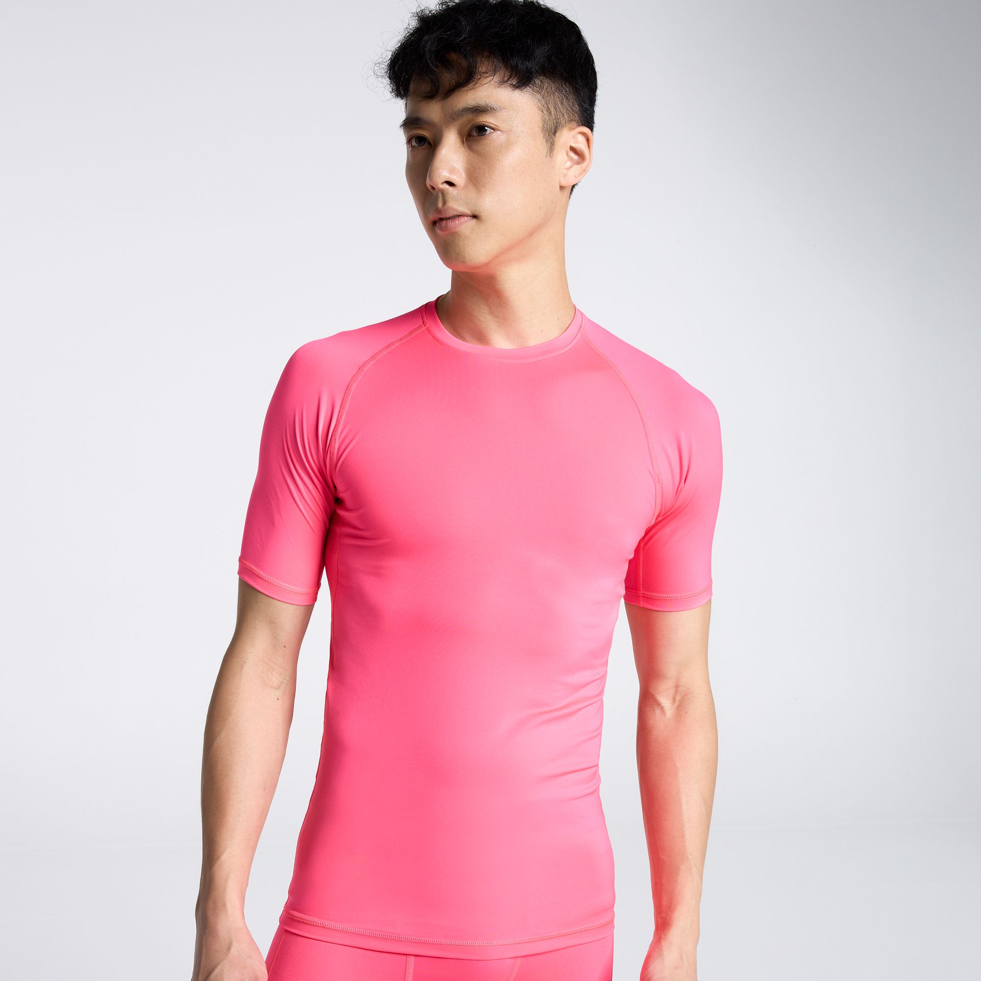 DSG Men's Short Sleeve Compression Crew