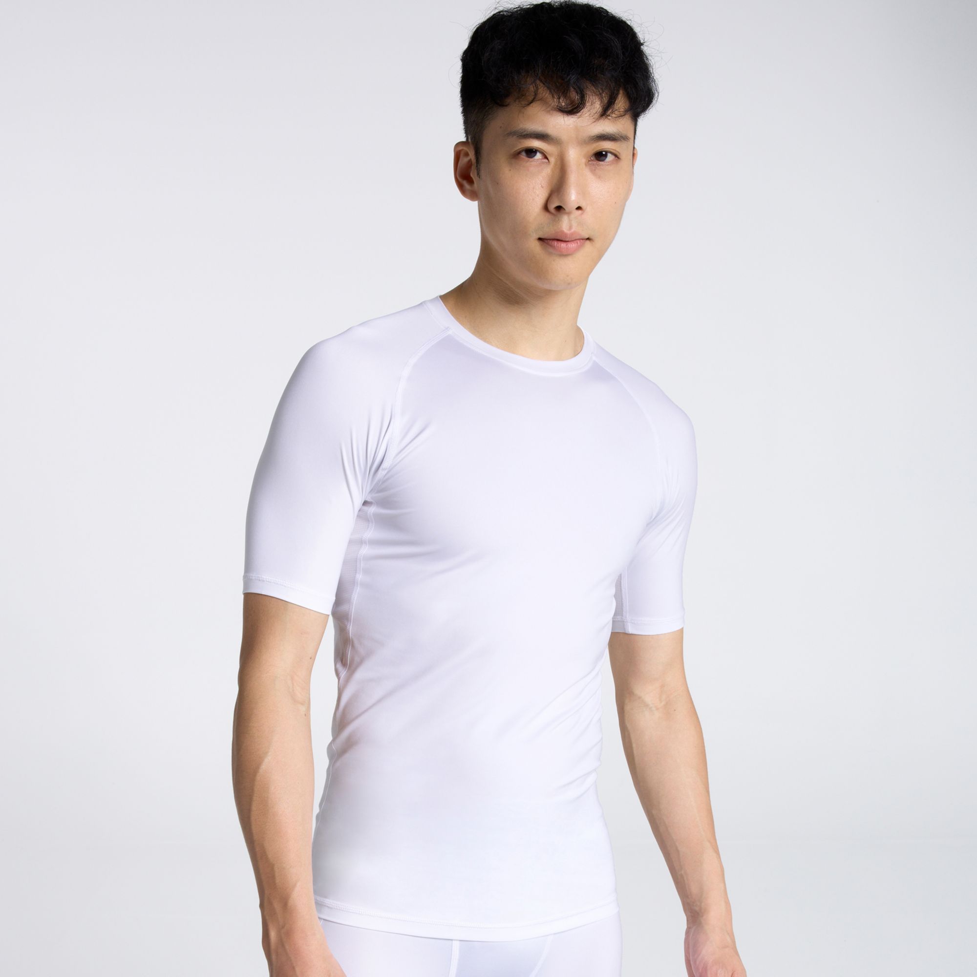 DSG Men's Short Sleeve Compression Crew