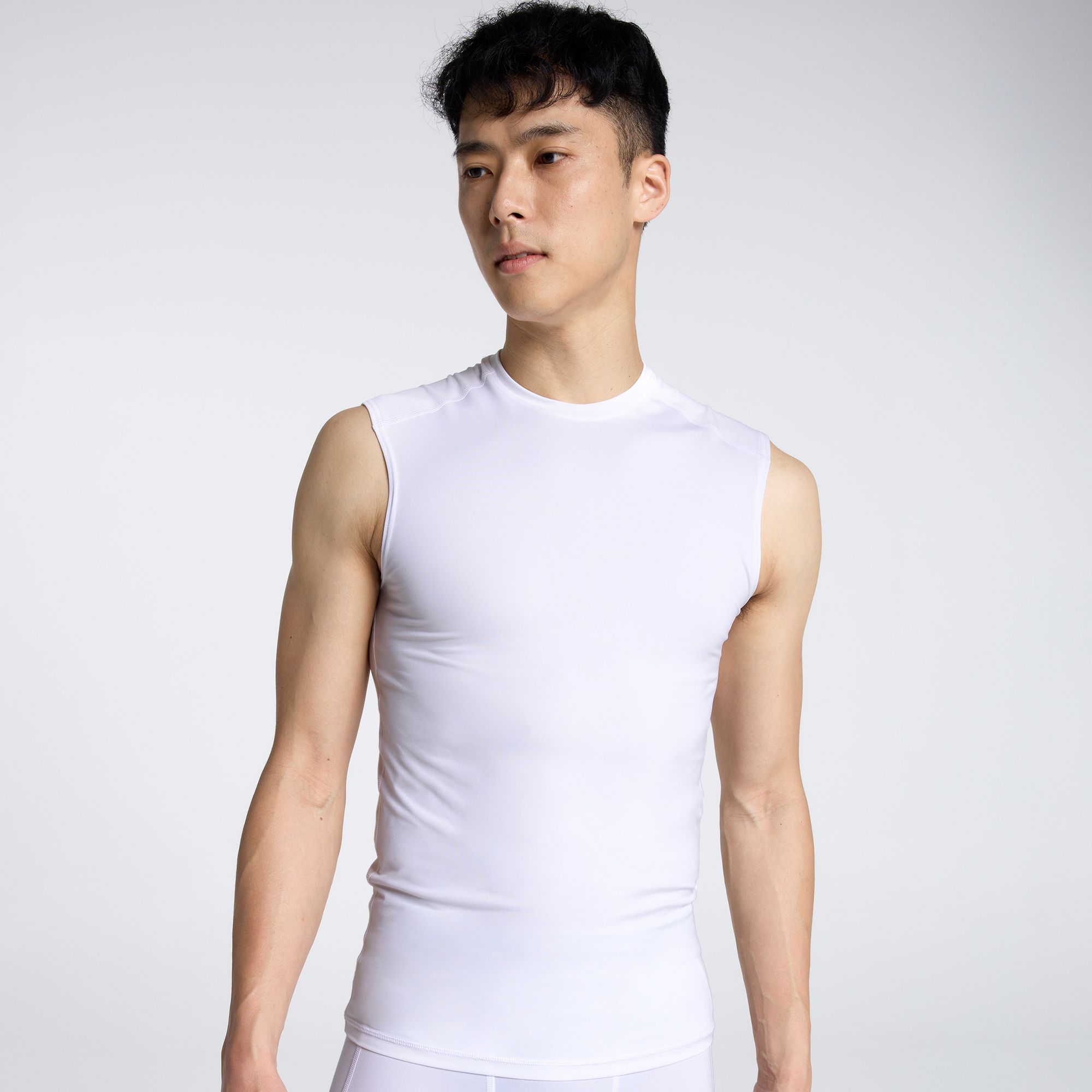 DSG Men's Sleeveless Compression Crew