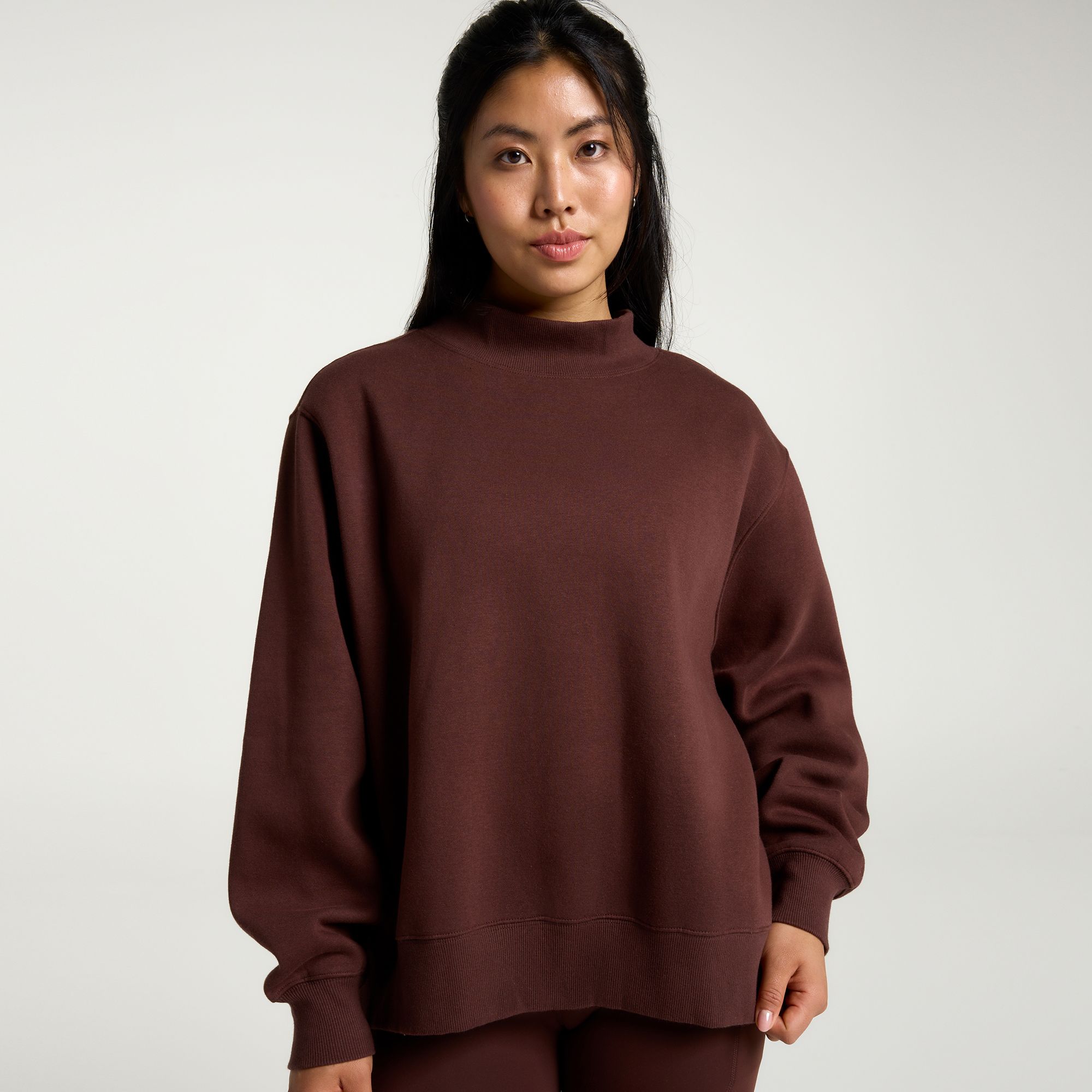 DSG Women's Classic Fleece Mock Neck