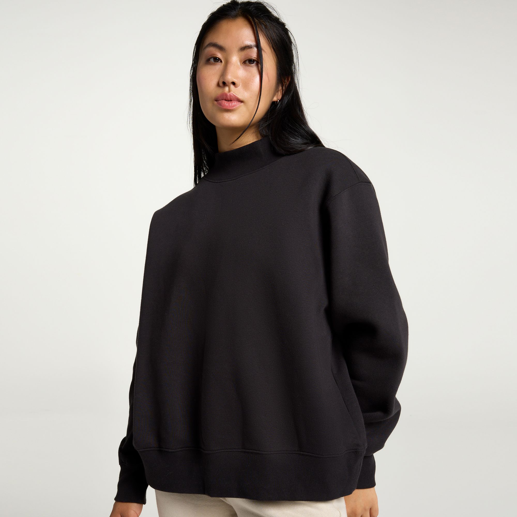 DSG Women's Classic Fleece Mock Neck