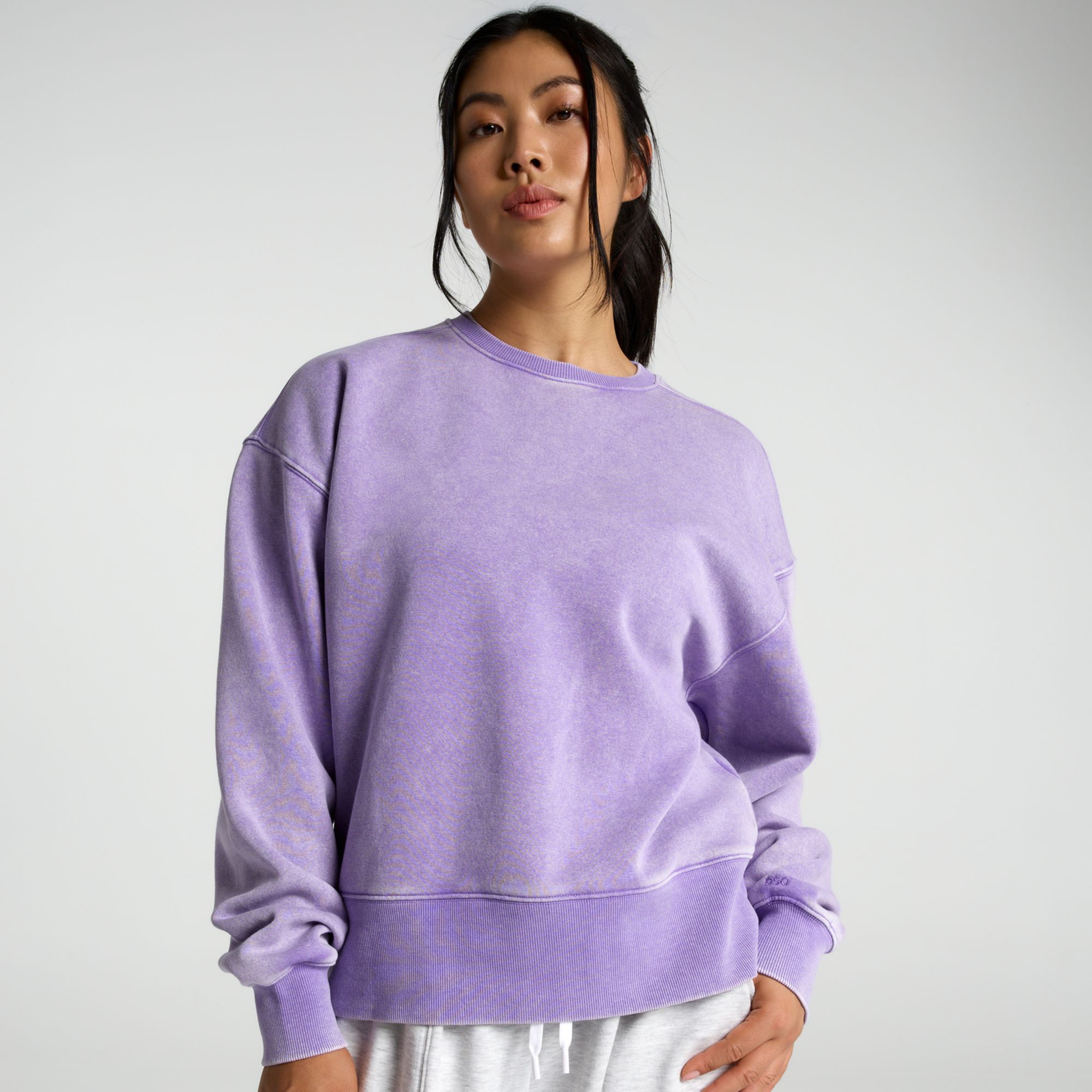 DSG Women's Classic Washed Fleece Crewneck Sweatshirt