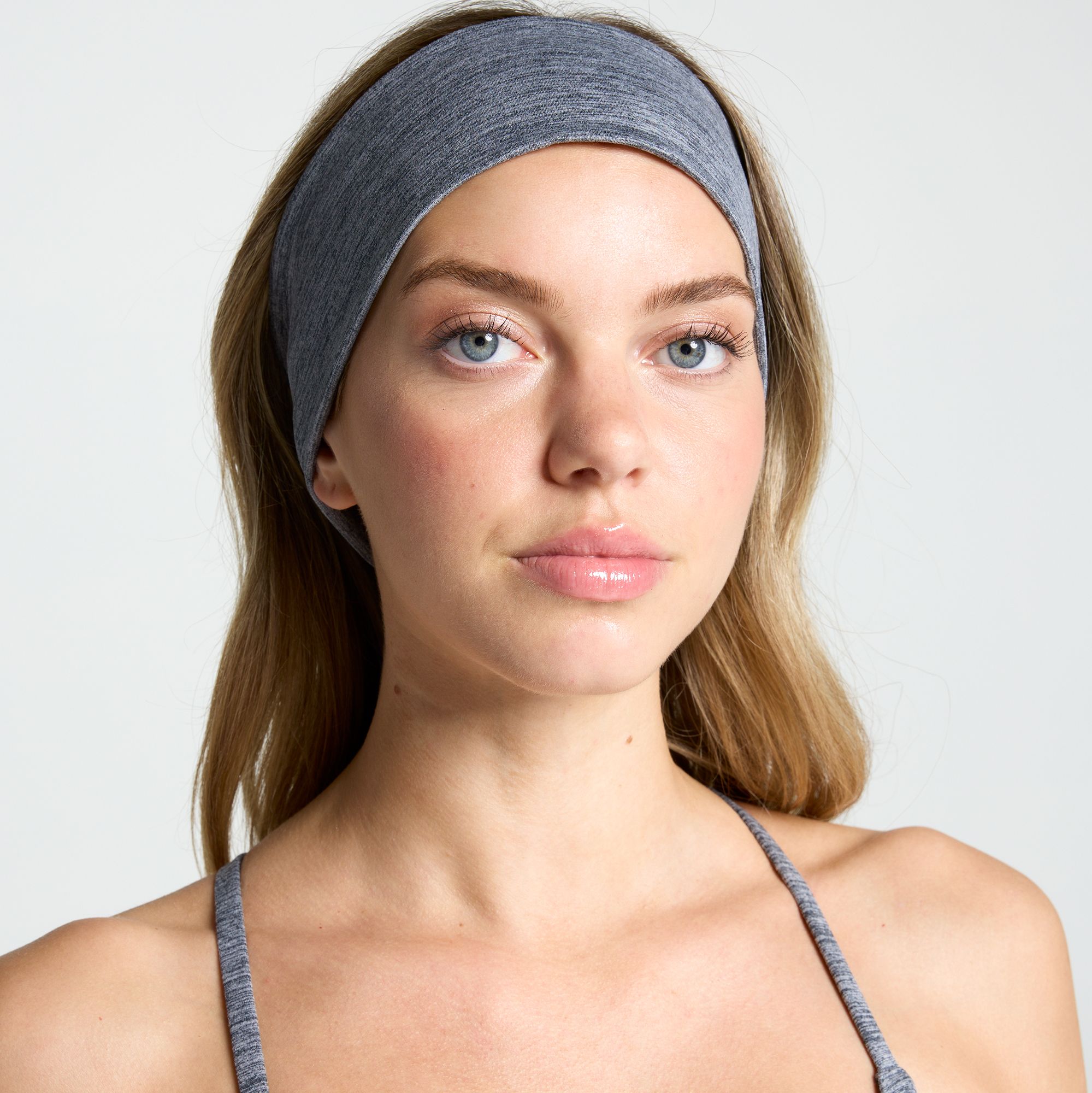 DSG Women's Momentum Headband, Medium Heather Grey