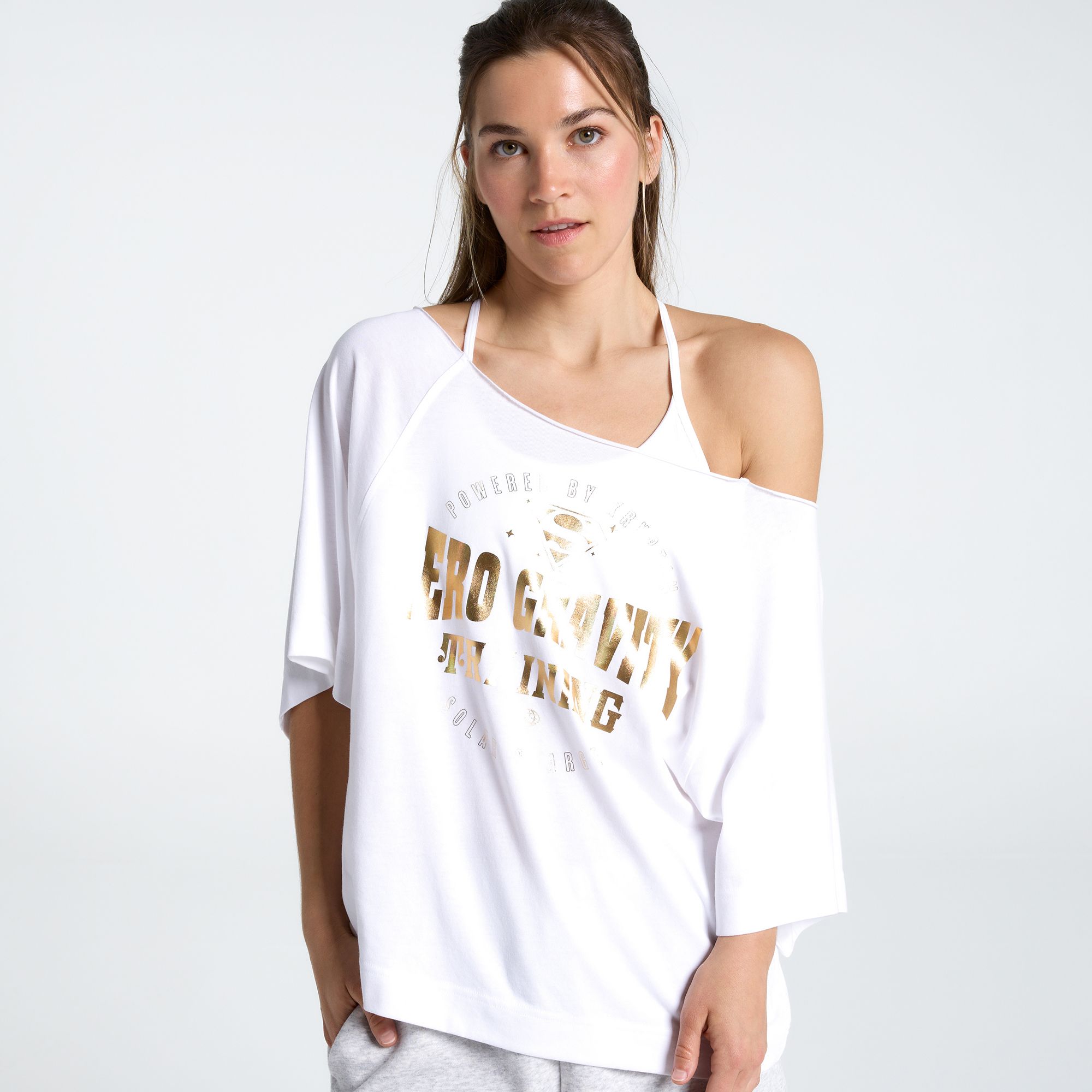 DC x DSG Women's Supergirl Zero Gravity Off Shoulder T-Shirt