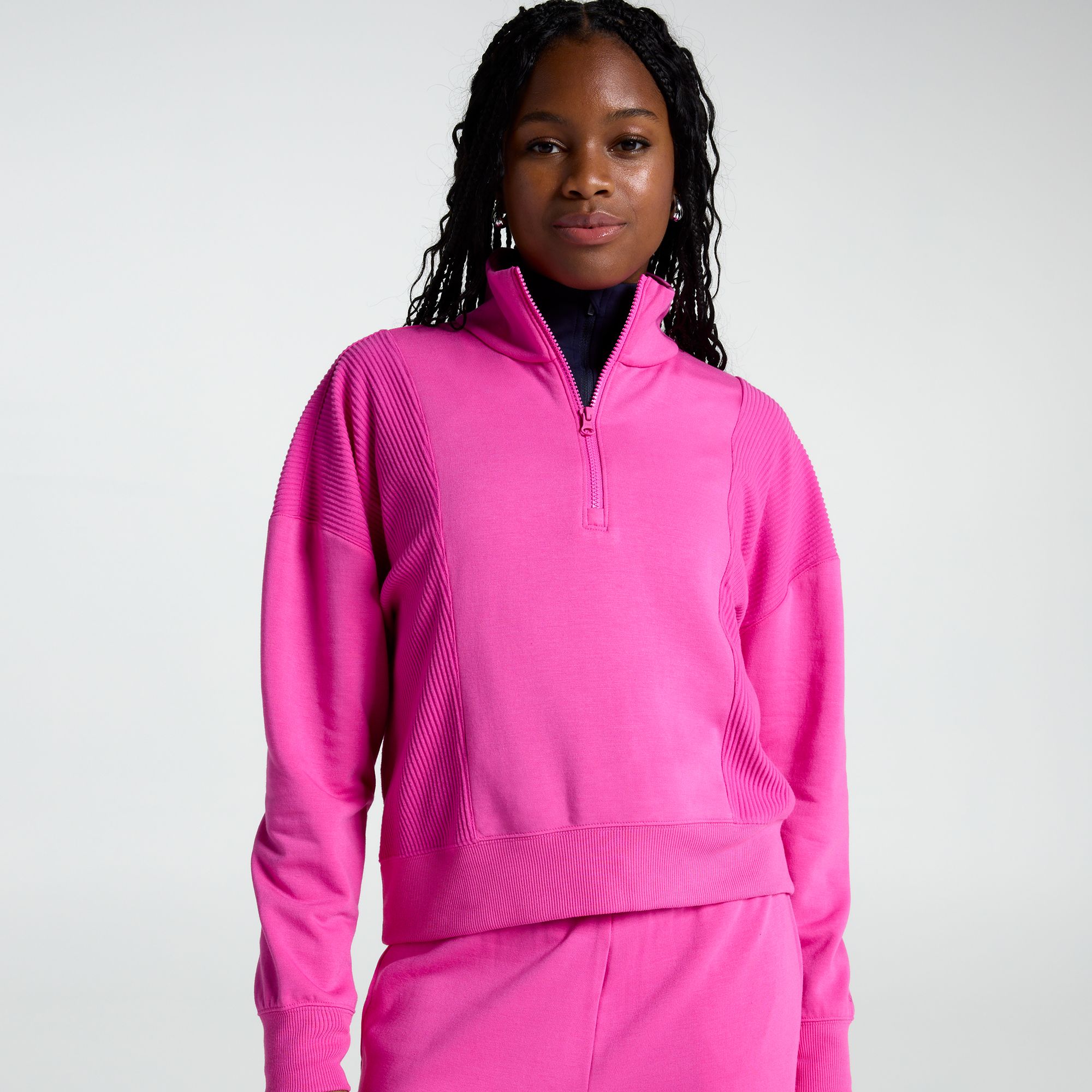 DSG Women's So Soft 1/2 Zip, XL, Berry Blast