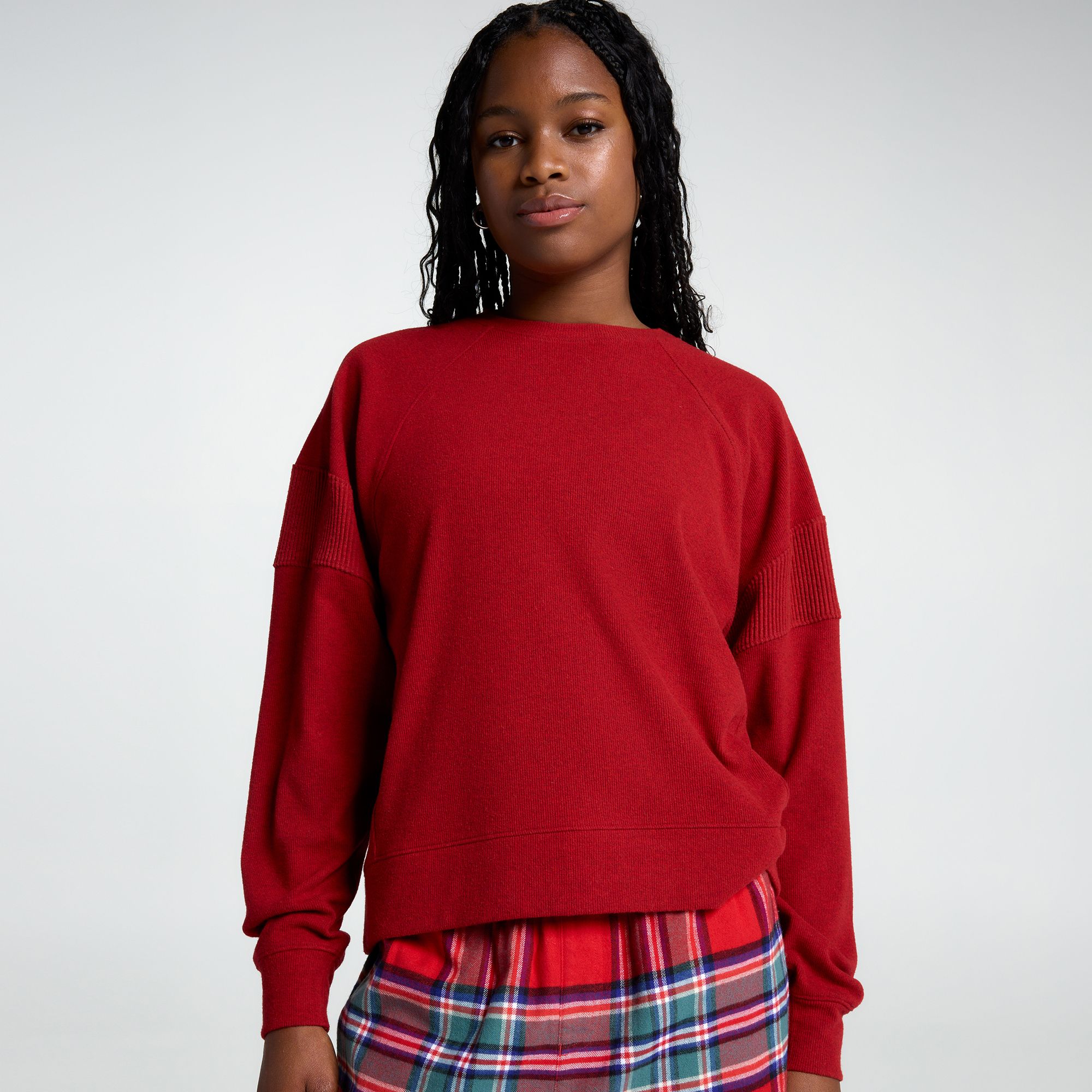 DSG Women's So Soft Ribbed Crew