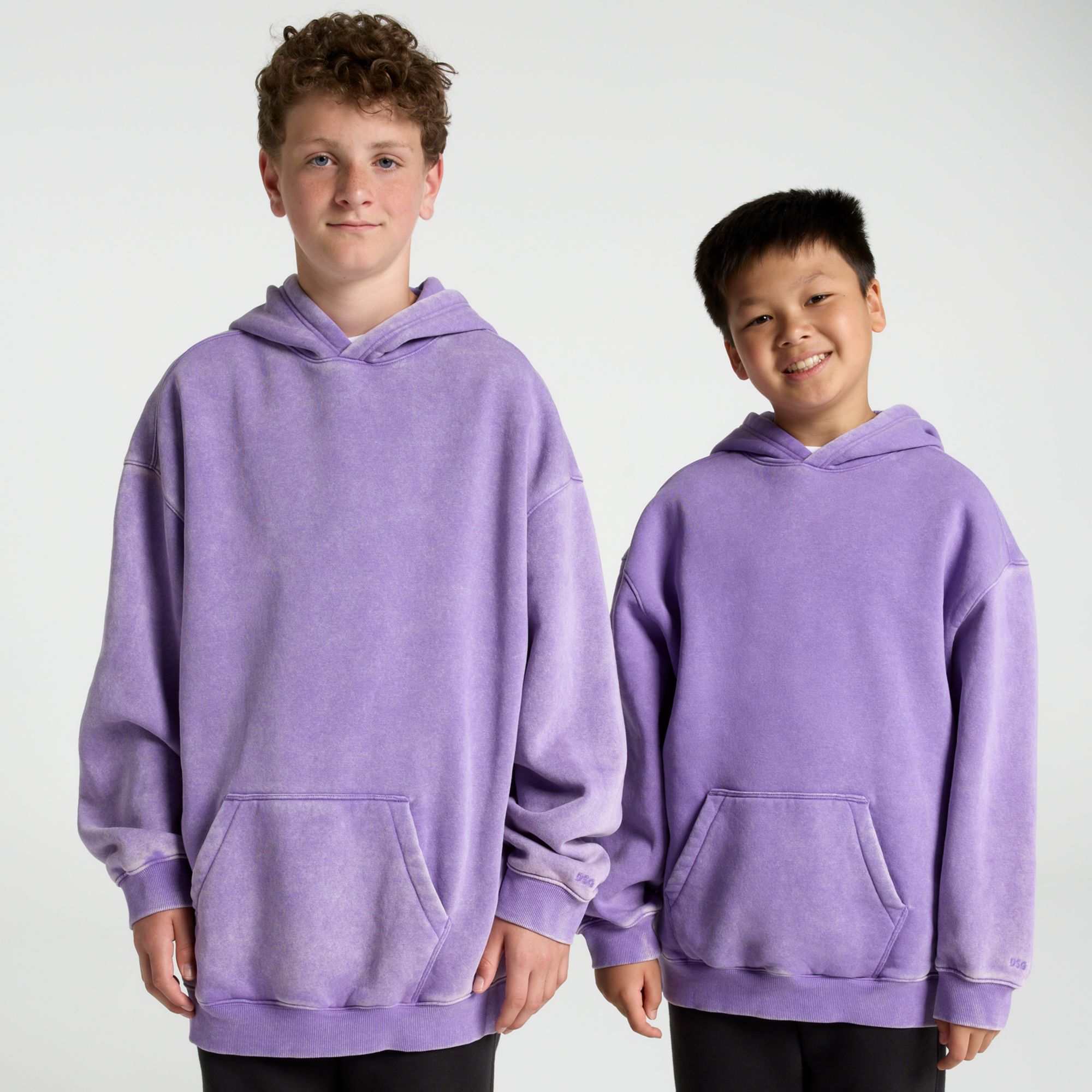 DSG Youth Classic Washed Fleece Hoodie
