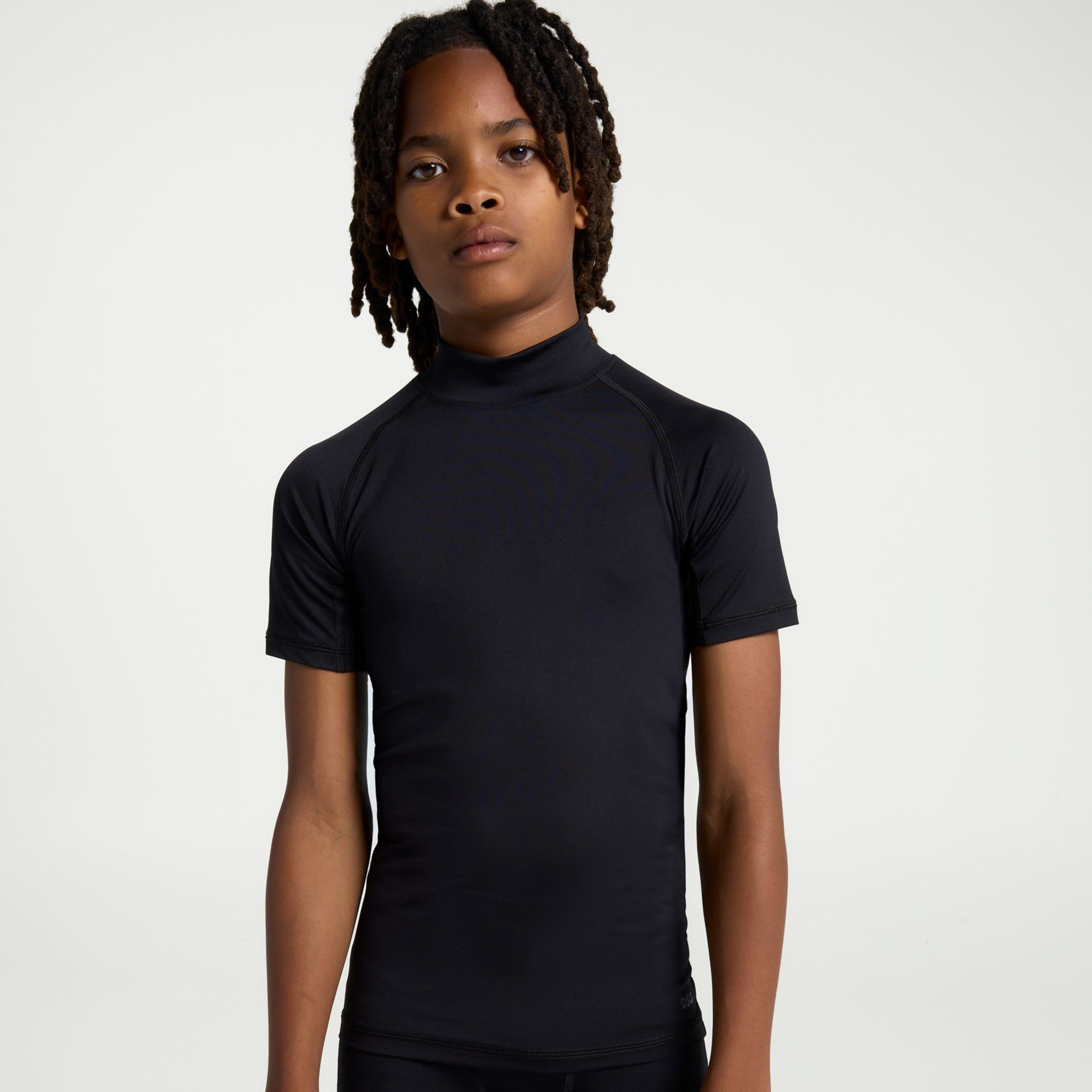 DSG Youth Short Sleeve Compression Mock