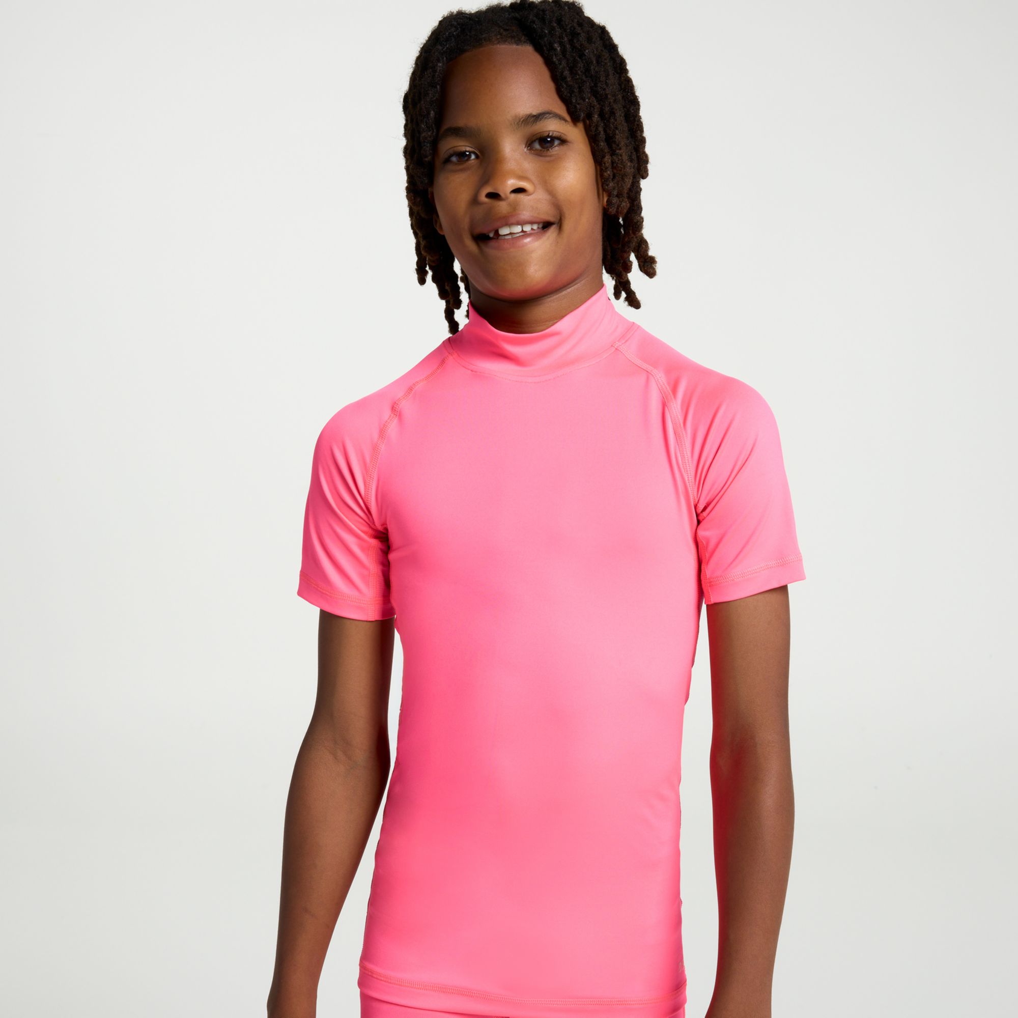 DSG Youth Short Sleeve Compression Mock