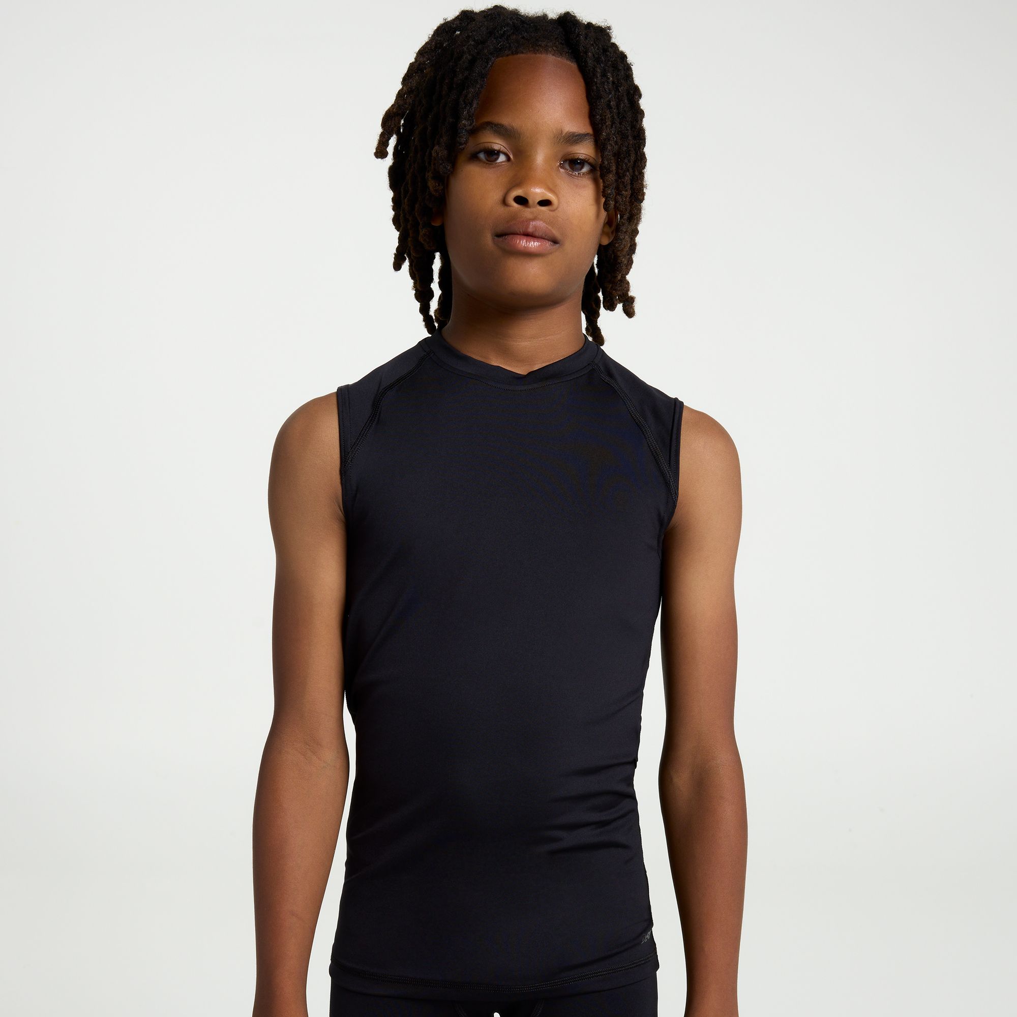 DSG Boys' Sleeveless Compression Crew