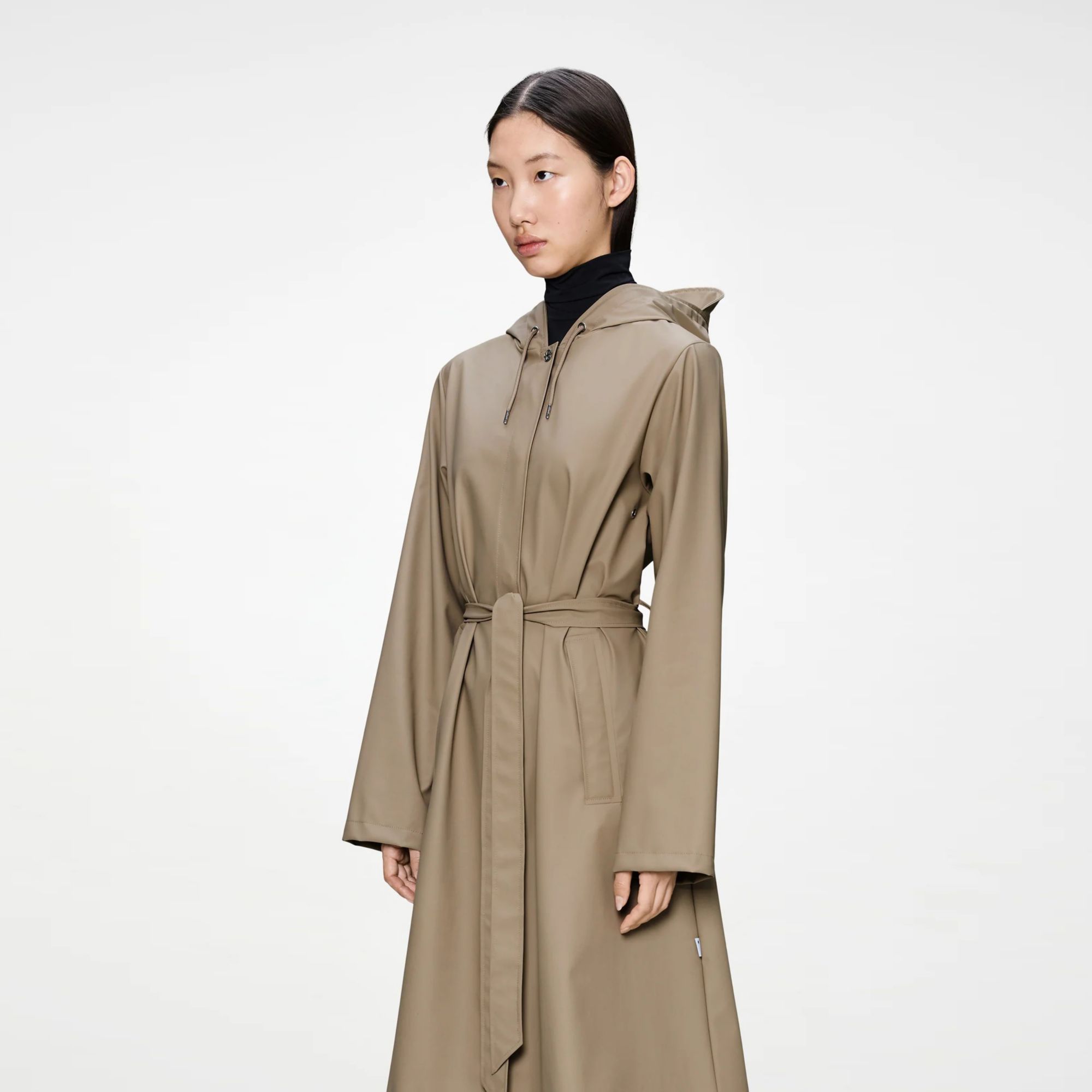 Rains Women's A-Line Longer Jacket