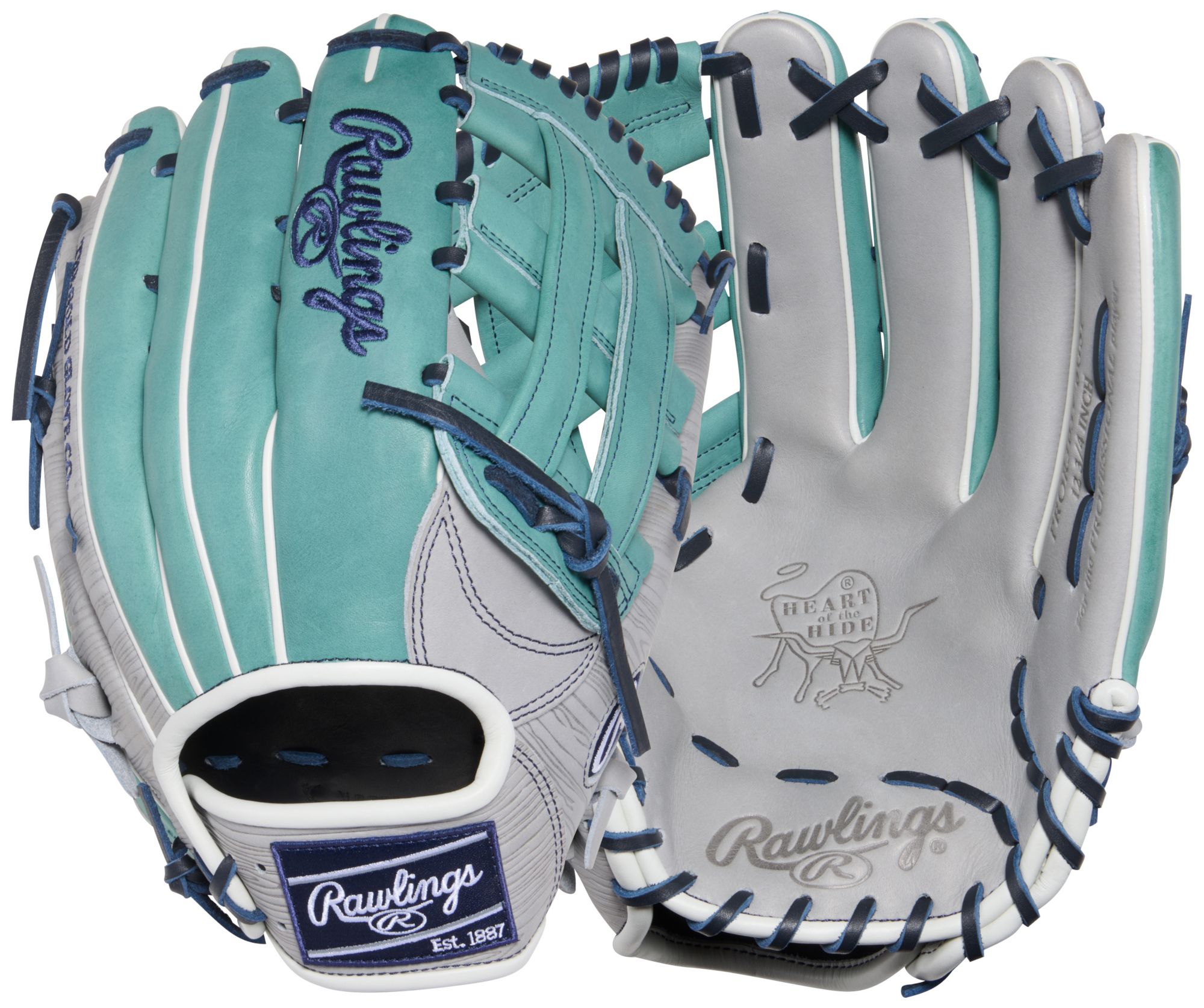 Rawlings 12.75" Heart of the Hide ColorSync 10 Woodgrain Sage Baseball Glove
